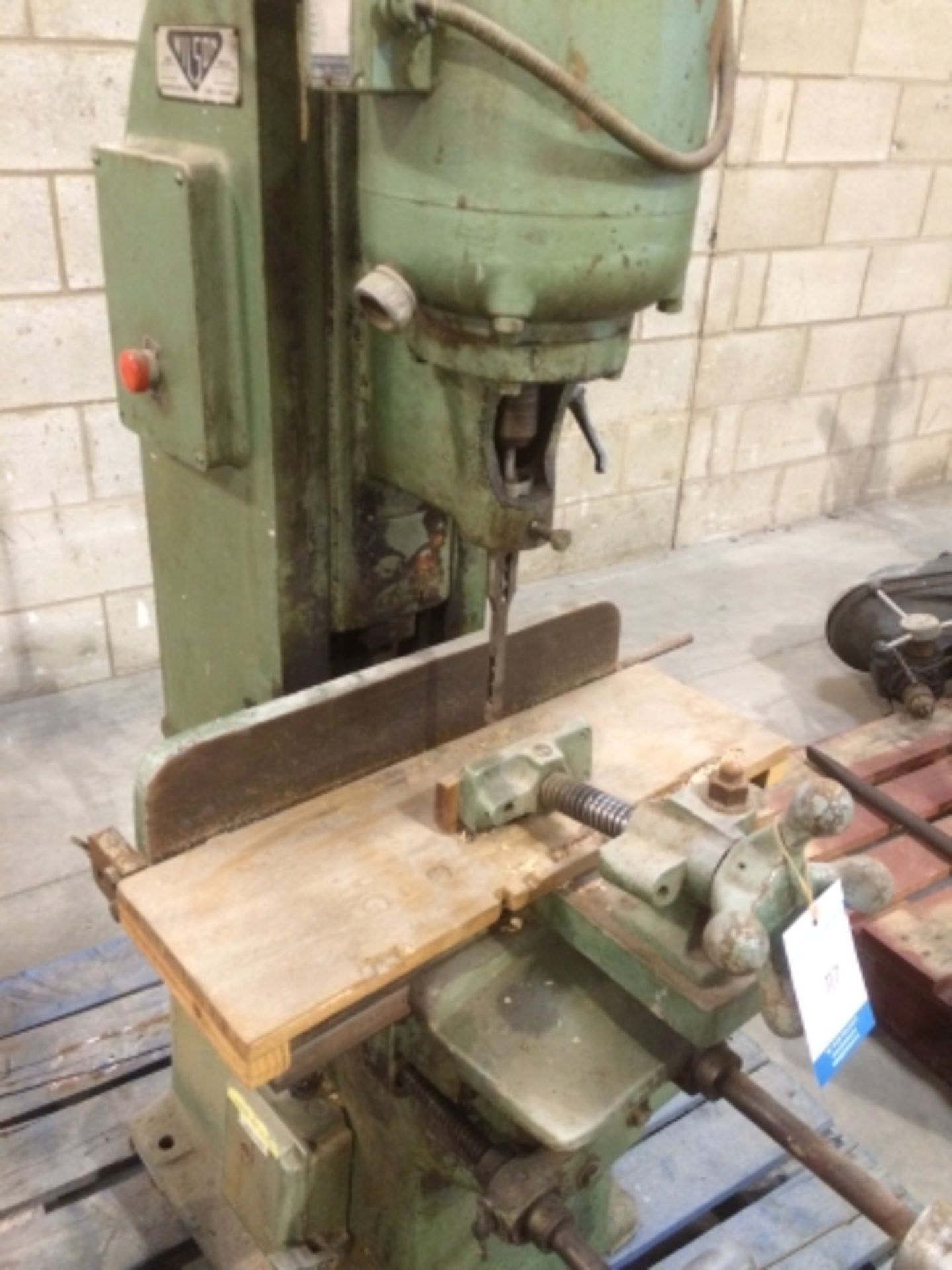 * Wilson HFE 5339 Chisel Morticer and a Pedestal Drill. This lot is located at the former North - Image 2 of 4