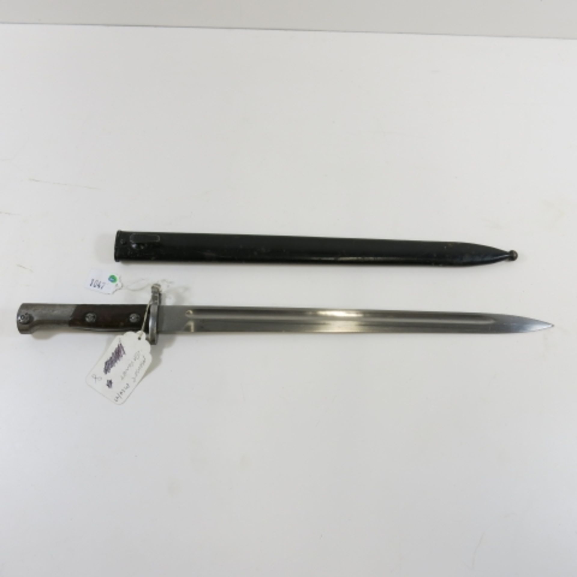 A Mauser M24/47 Bayonet. Blade length 38.4cm (est. £30-£50) - Image 2 of 2