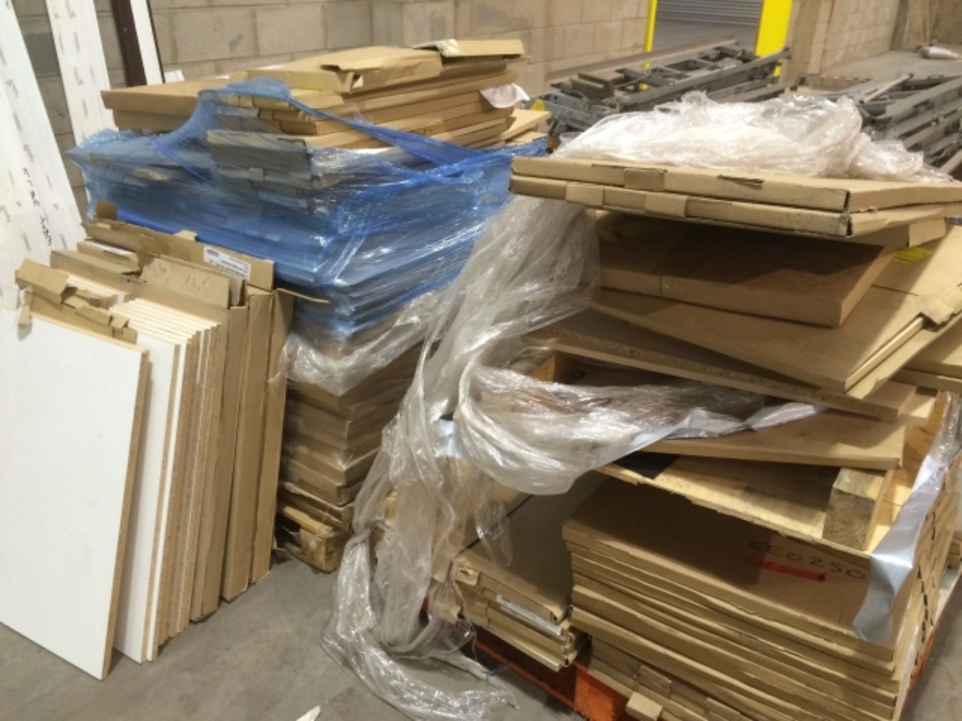 * 2 x Pallets of kitchen cabinet components. This lot is located at the former North Lincolnshire - Image 2 of 2