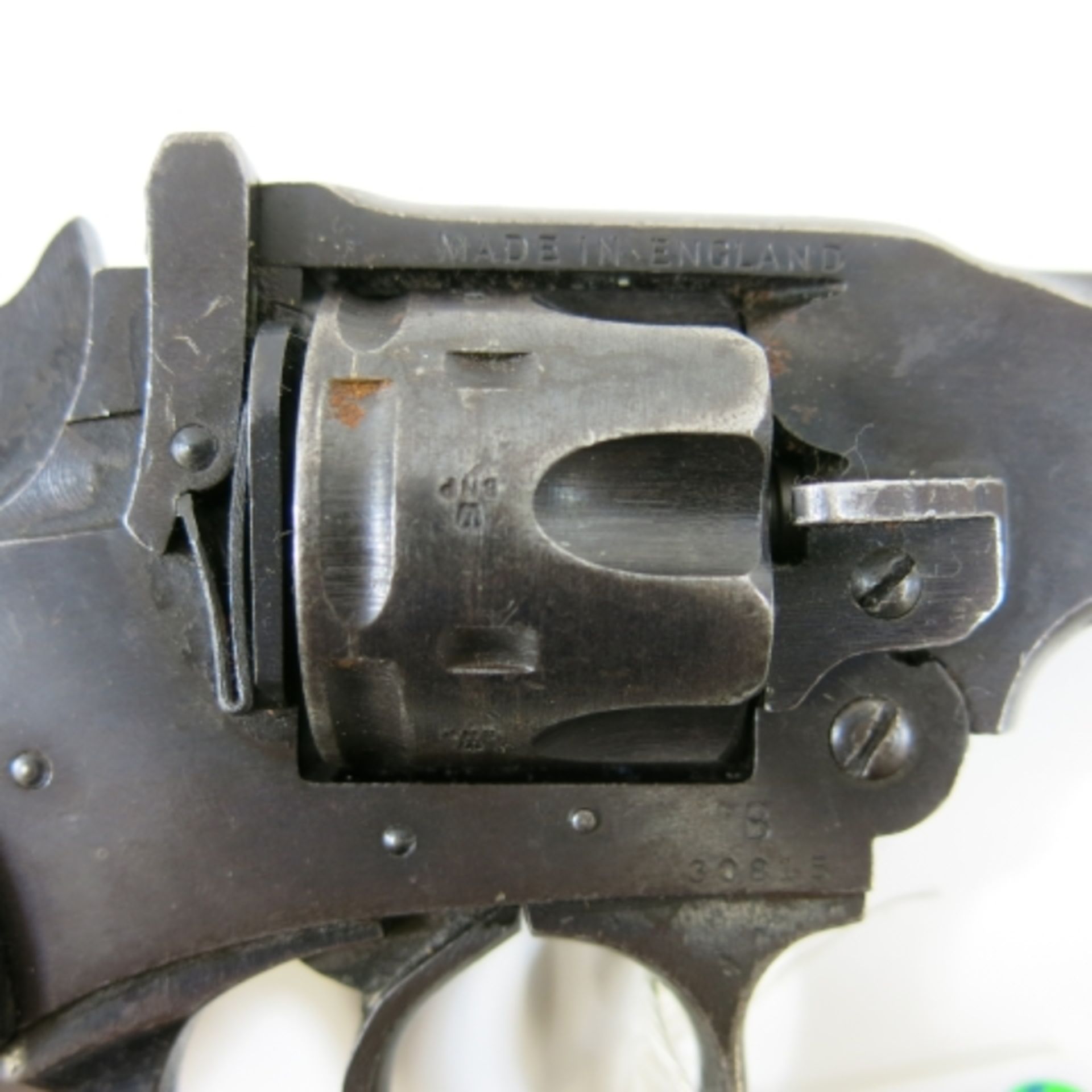 A Webley Mark IV Service Revolver With Working Action And Deactivation Certificate. No License - Image 3 of 5