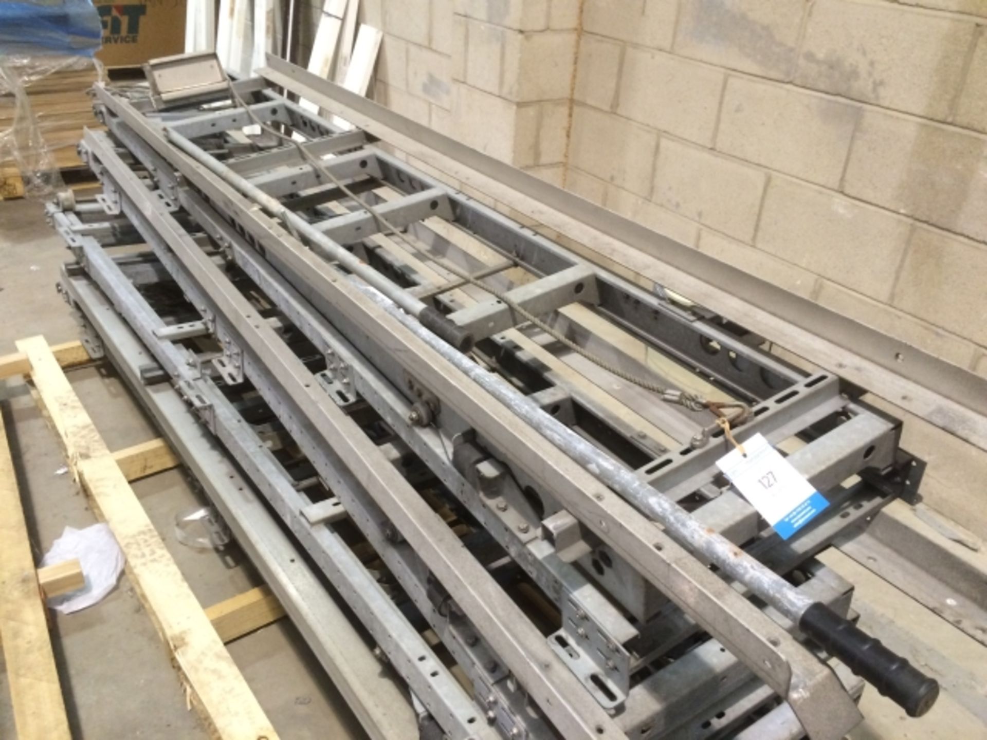 * 4 x Roofbar Mountable Van Ladder Racks. This lot is located at the former North Lincolnshire Homes