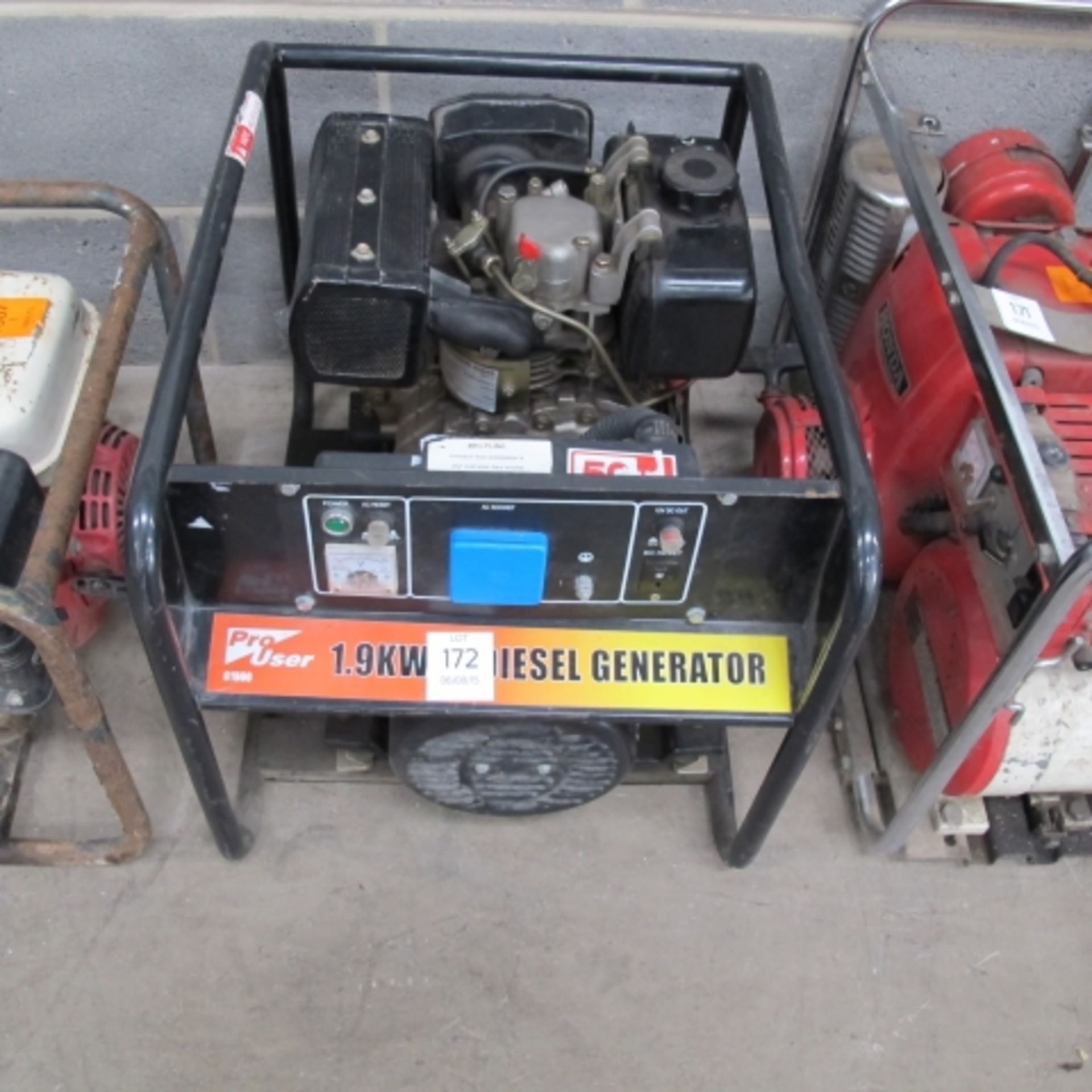 * A Pro User 1.9KW Diesel Generator, Spares or Repair.