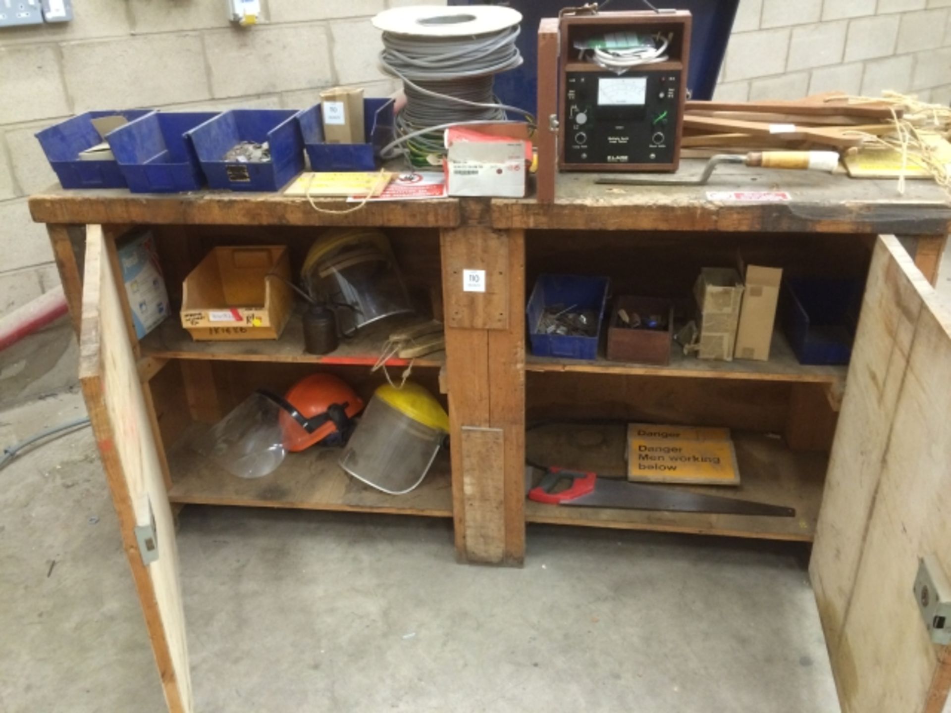 * Wooden Cabinet, Clare Test Rig, Electrical Cable etc. This lot is located at the former North - Image 3 of 4
