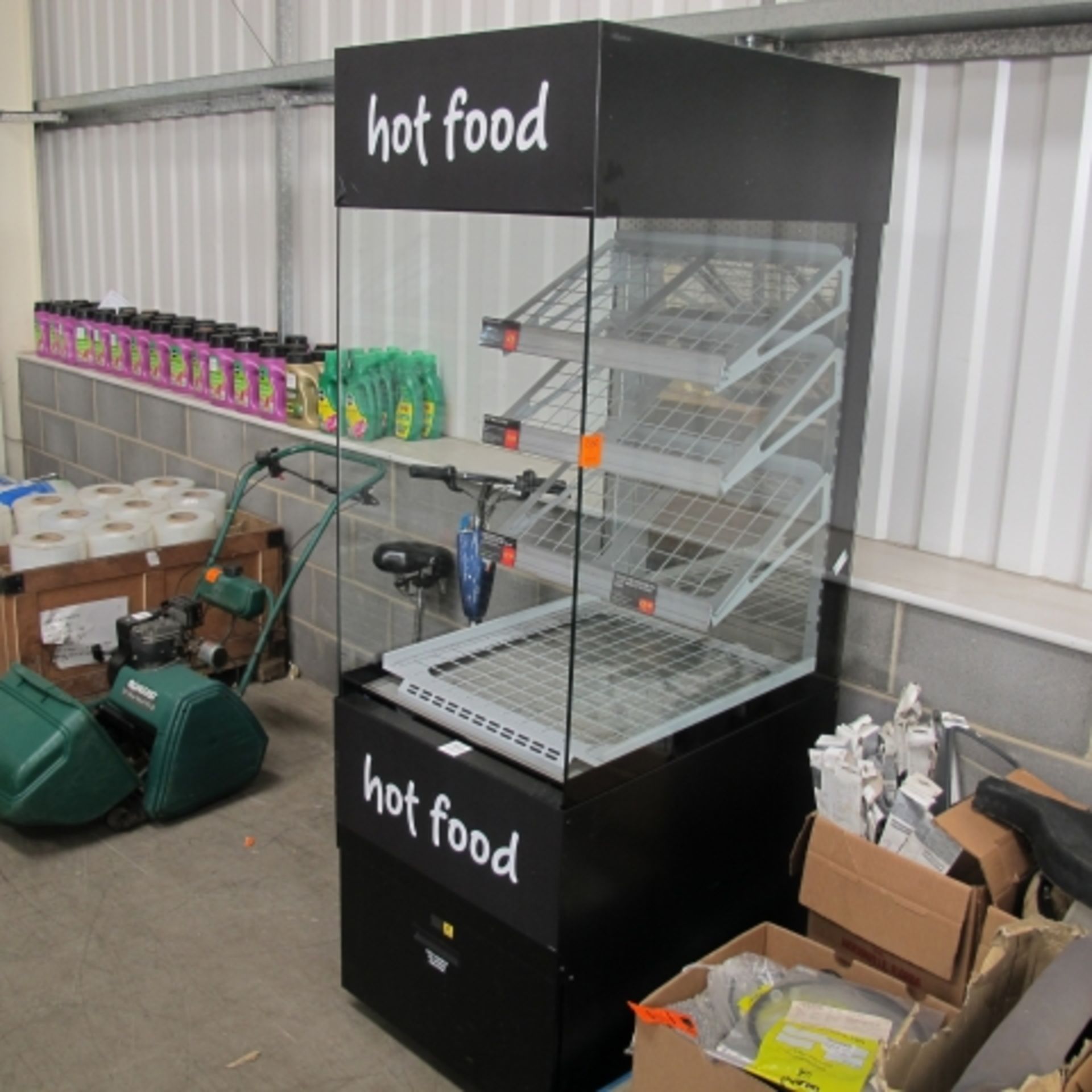 A Nuttal Hot Food Wheeled Display Unit. Please note, there is a £5 plus vat handling fee on this