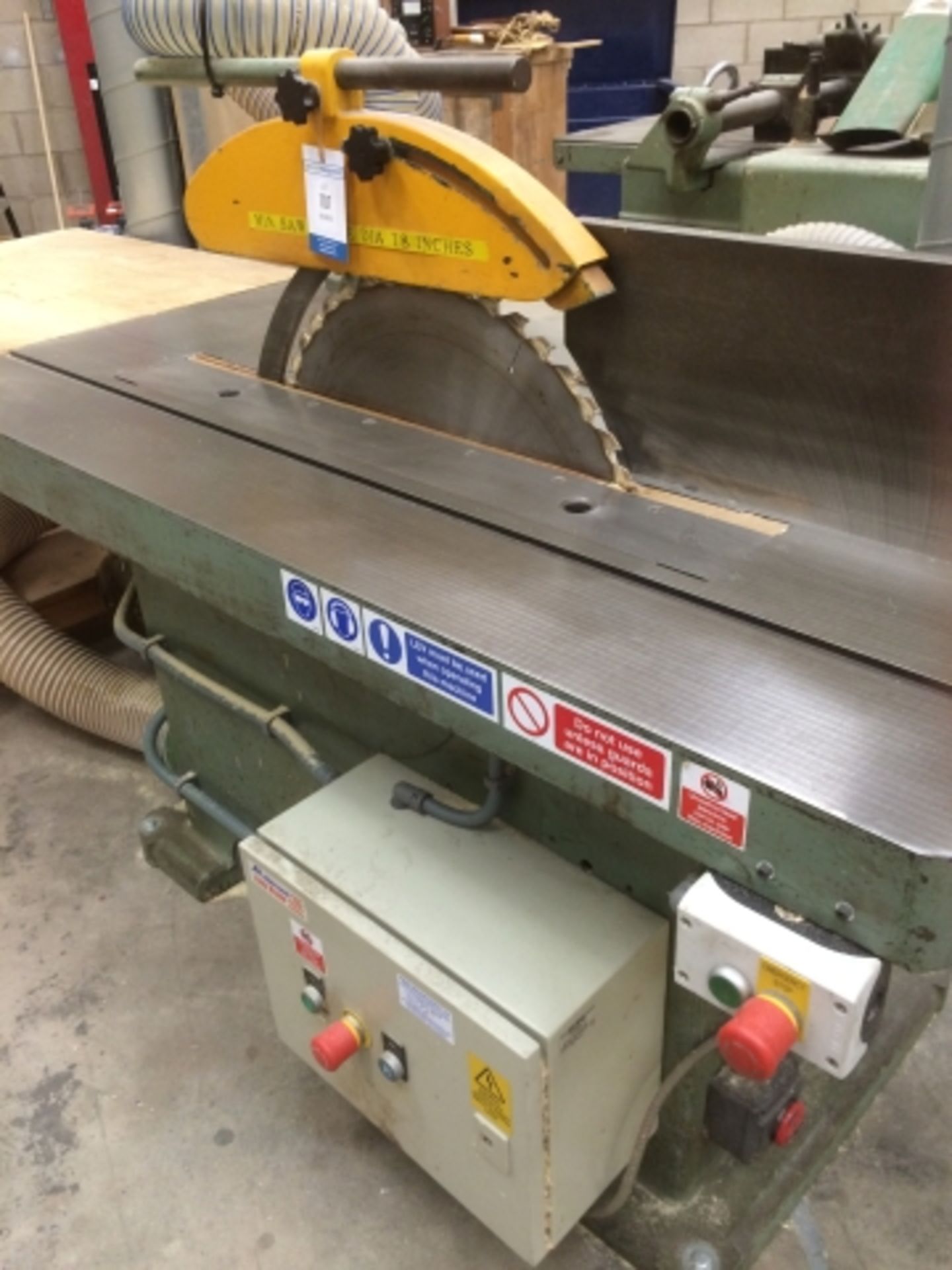 * Circular Saw Bench fitted with Allen West Easy Brake. This lot is located at the former North - Image 2 of 2