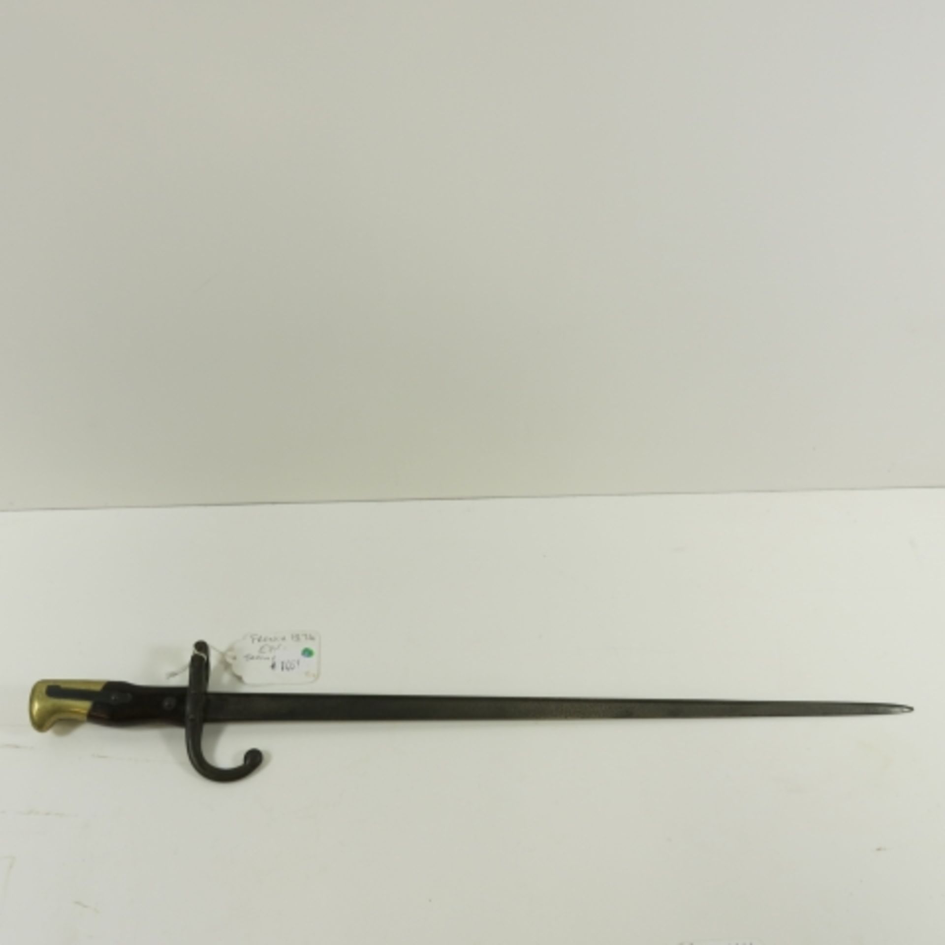 A French 1874 Epée Bayonet. Blade Length 52cm. (est. £30-£50)