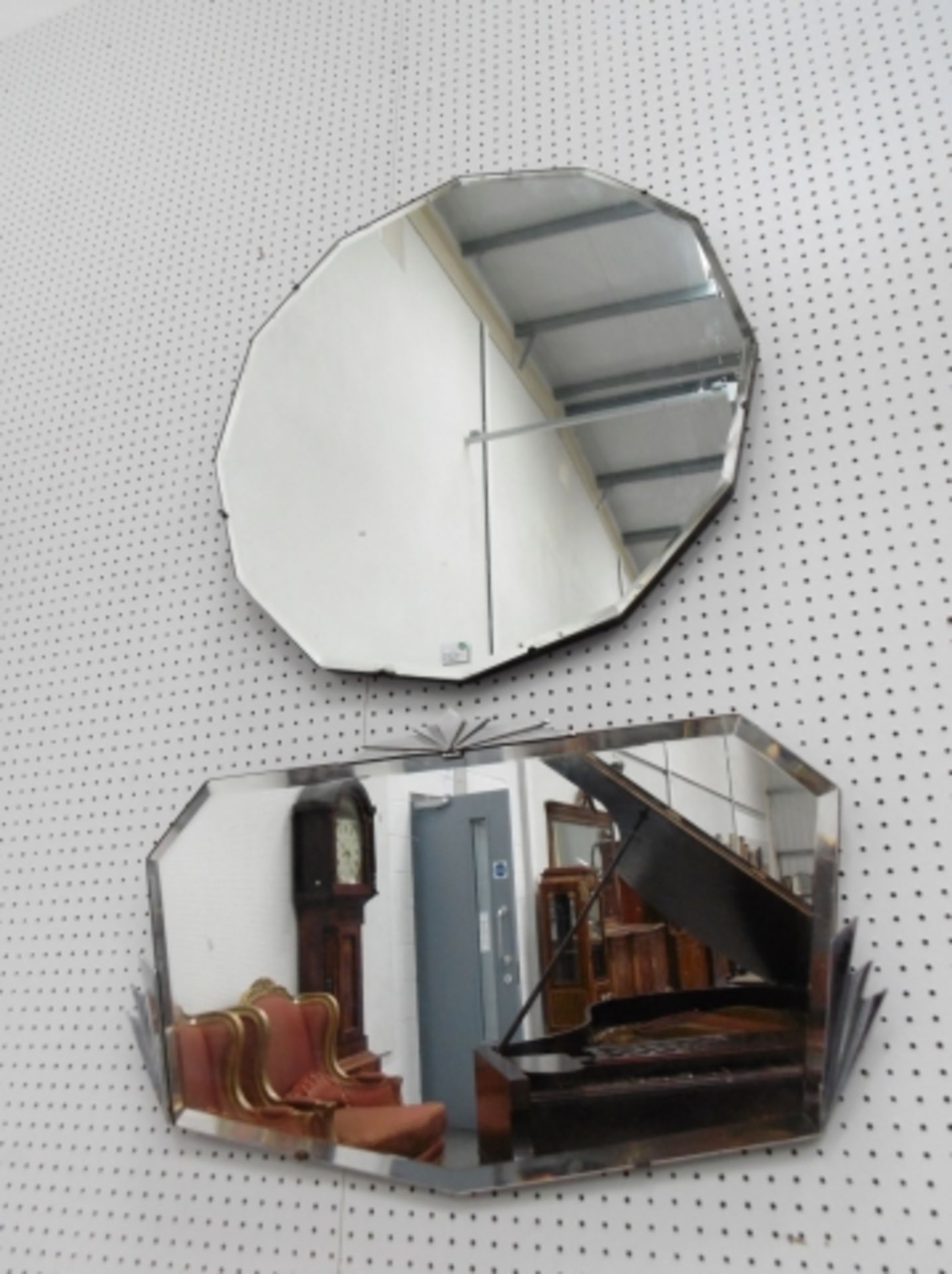 2 x Retro Wall Mirrors (est £20-£40)