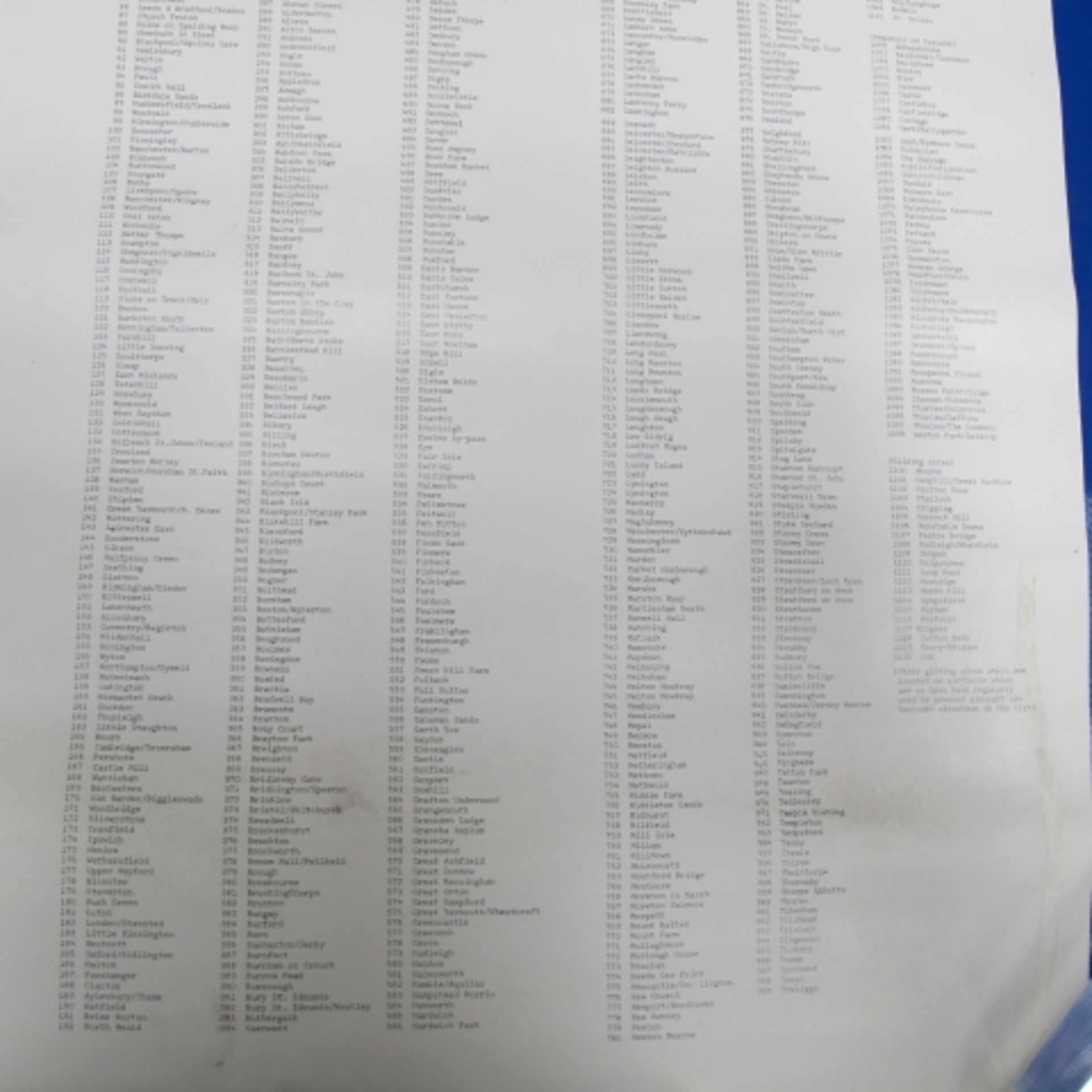 Map - British Airfields: Past and present copyright 1976 Merseyside Aviation Society, Aeromodeller - Image 6 of 18