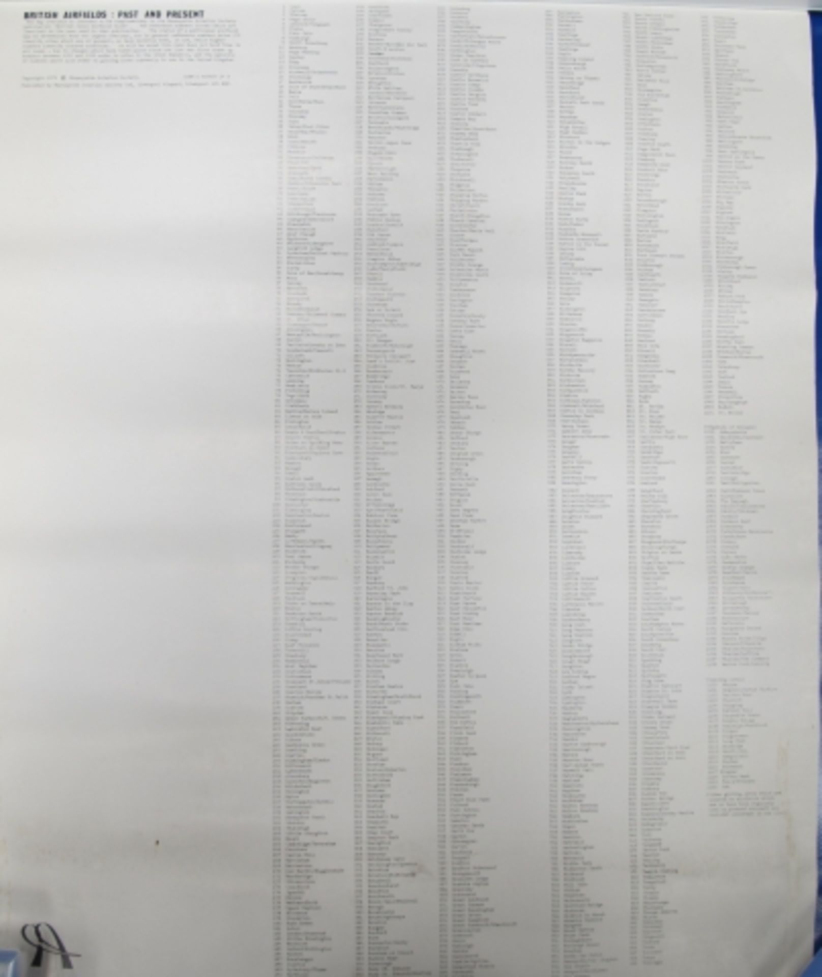 Map - British Airfields: Past and present copyright 1976 Merseyside Aviation Society, Aeromodeller - Image 5 of 18