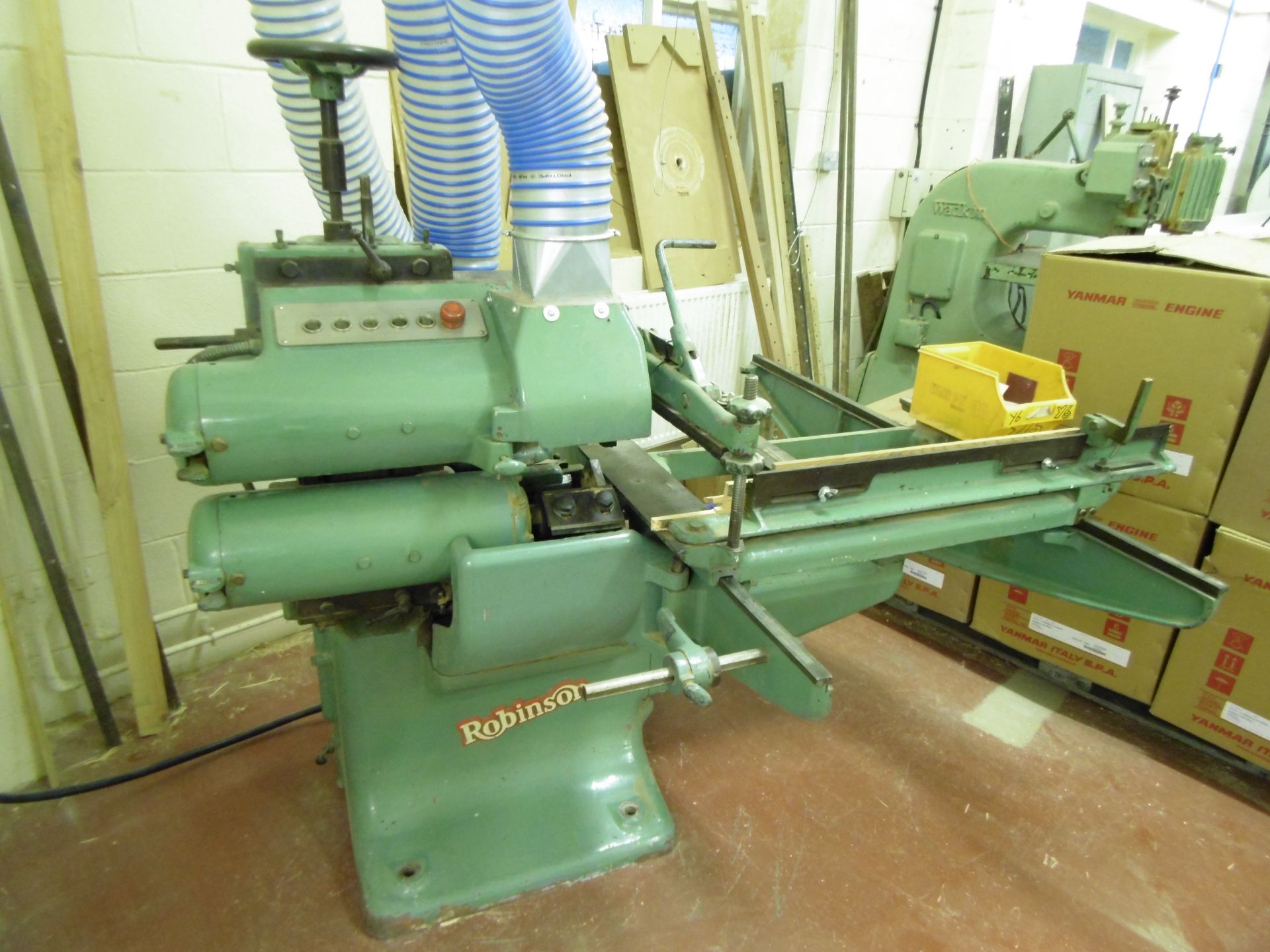 * Robinson Type RPE size 15 x 6 Three Head Tenoner; 3 Phase; Machine No 544; Test No 65/39. Please - Image 4 of 4