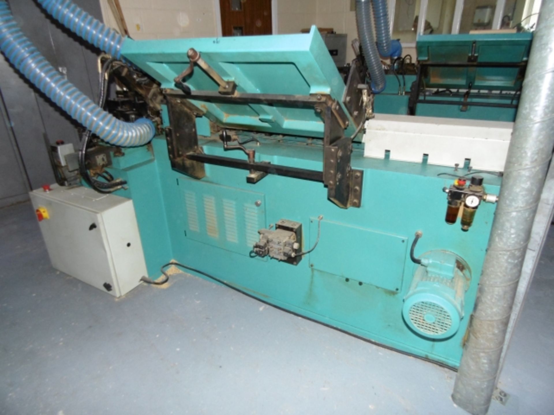 * 1997 Intorex TRV-45 Automatic Wood Turning Lathe. Serial No 201279. 2 knives, frontal tool and - Image 10 of 11