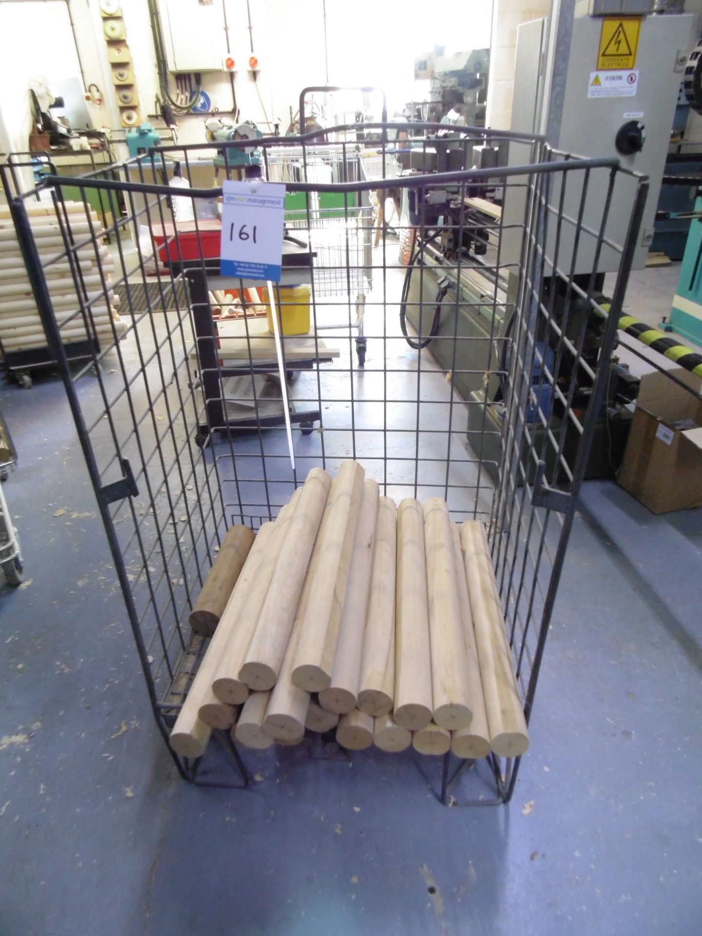 * Trolley and Qty of 65mm Turning Blanks