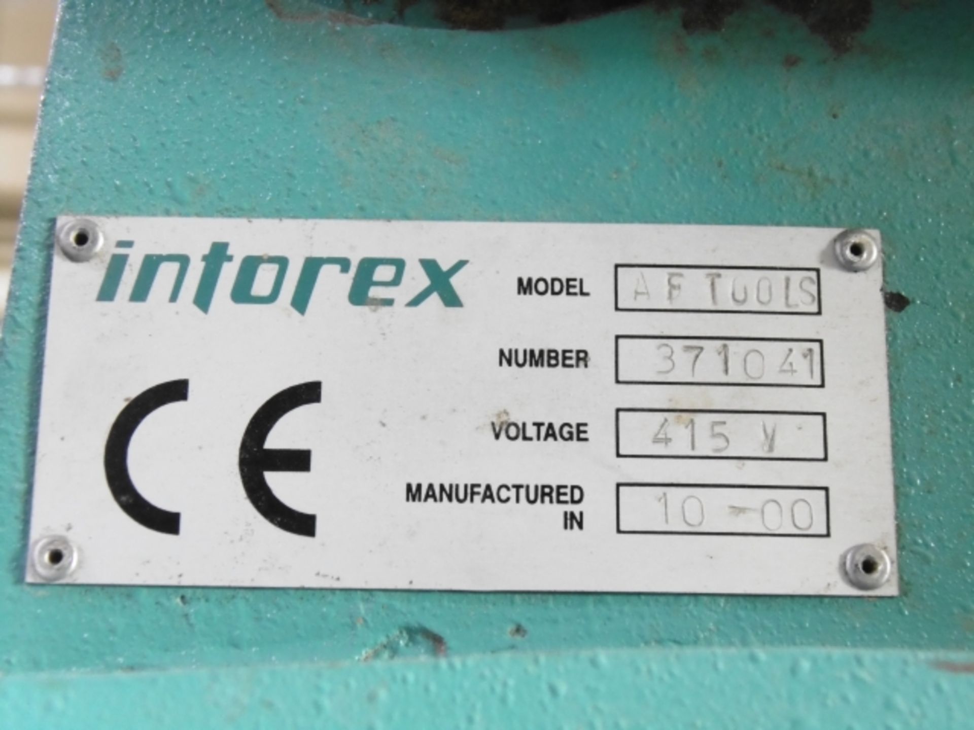 * 2000 Intorex AF Tools Double Ended Tool Grinder. Serial No 371041 - Image 3 of 3