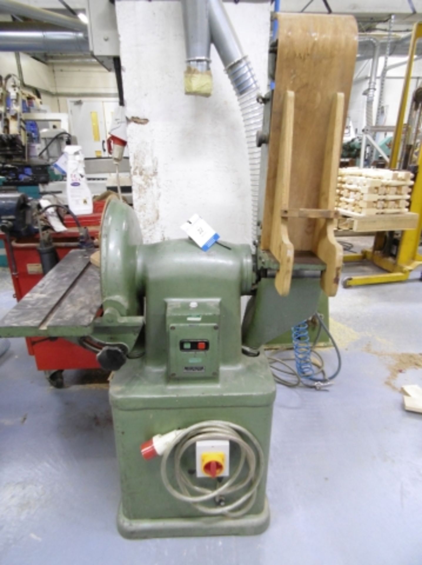 * Wadkin Bursgreen Vertical Belt and Face Disc Sander. Please Note There is a £20 plus VAT Loading