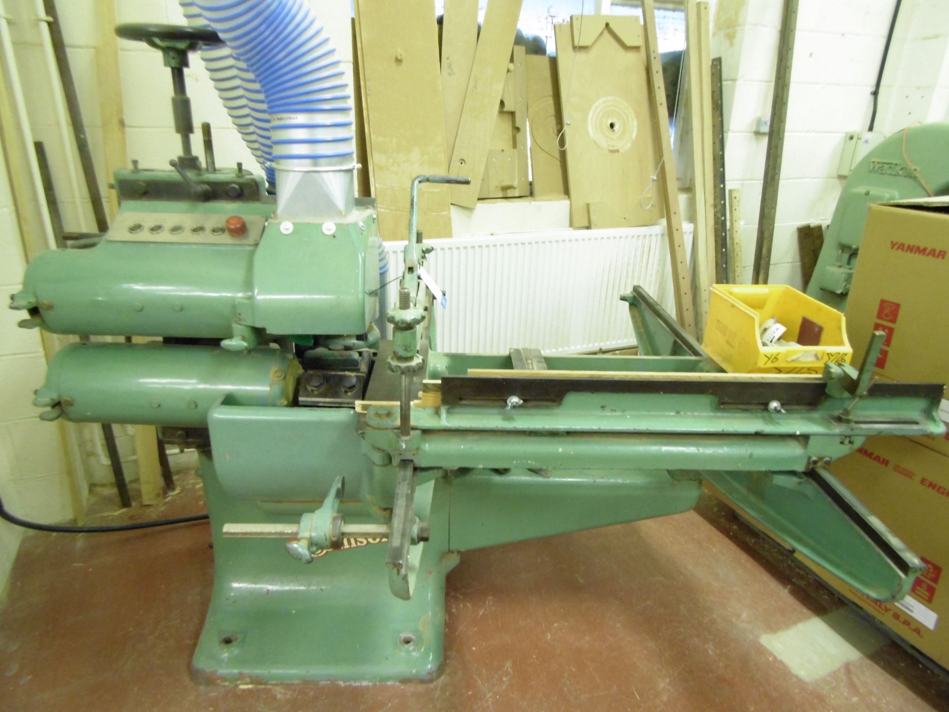 * Robinson Type RPE size 15 x 6 Three Head Tenoner; 3 Phase; Machine No 544; Test No 65/39. Please - Image 2 of 4