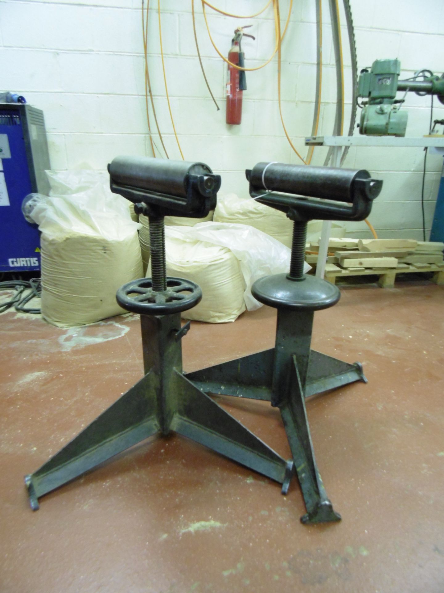 * Pair of Adjustable Roller Stands