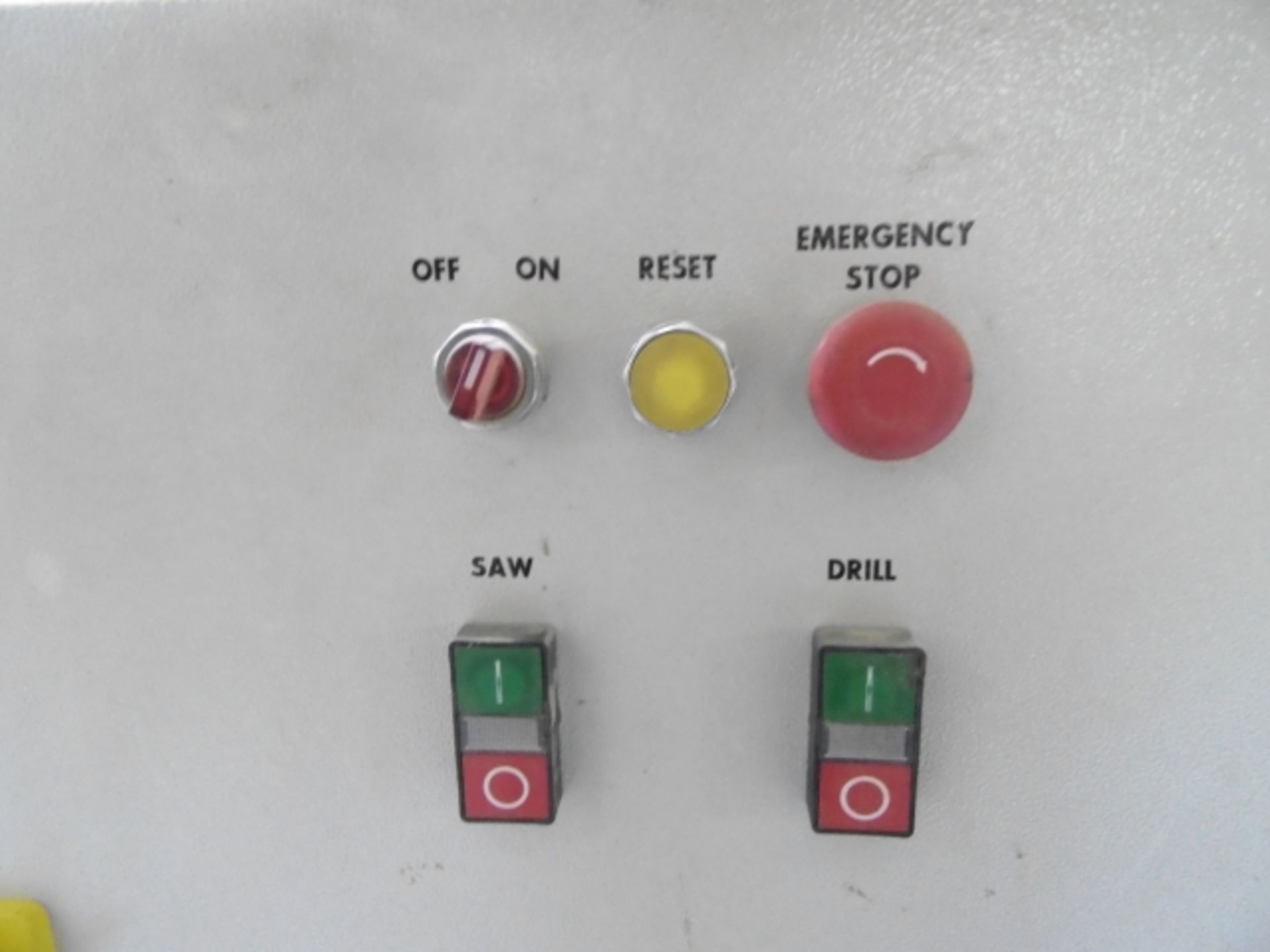 * Twin Engineering Table Button Manufacturing Machine - drills rebates and saws nom 2''x1'' - Image 2 of 7