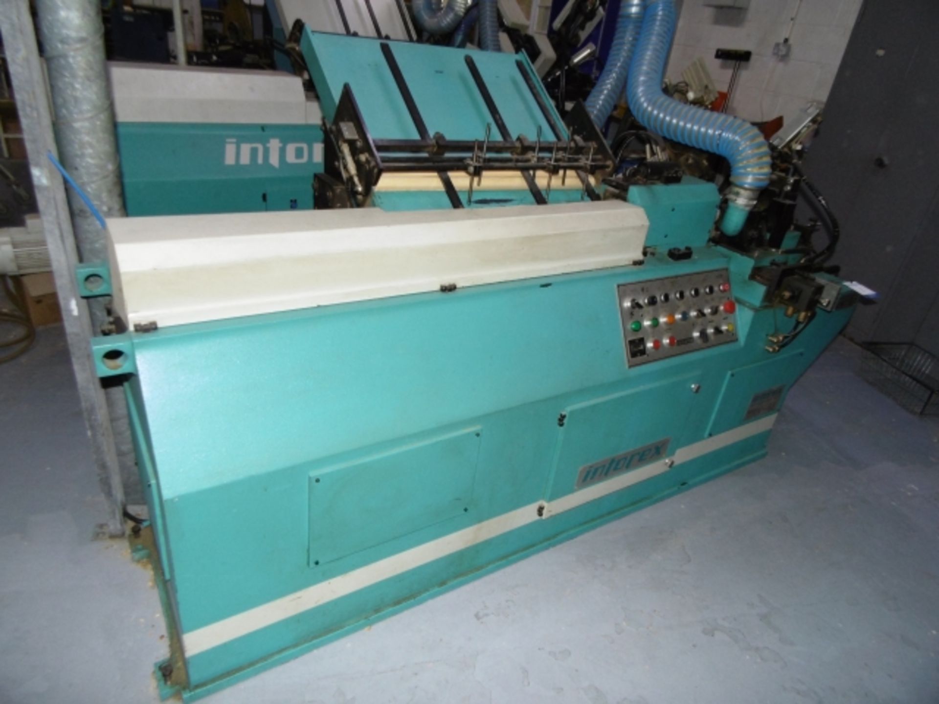 * 1997 Intorex TRV-45 Automatic Wood Turning Lathe. Serial No 201279. 2 knives, frontal tool and - Image 2 of 11