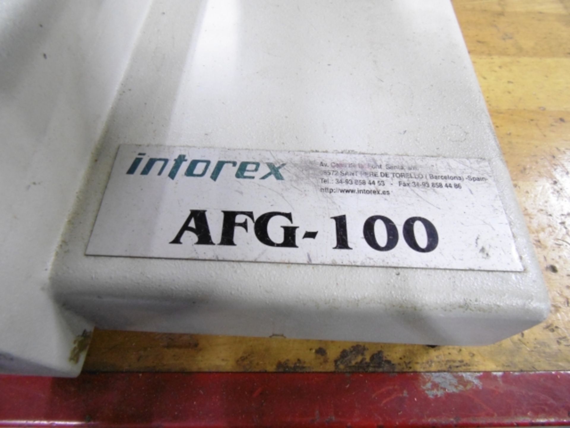 * 2003 Intorex AFG-100 Tool Grinder. Serial No 380093. 1997 Intorex Double Ended Tool Grinder; for - Image 2 of 5