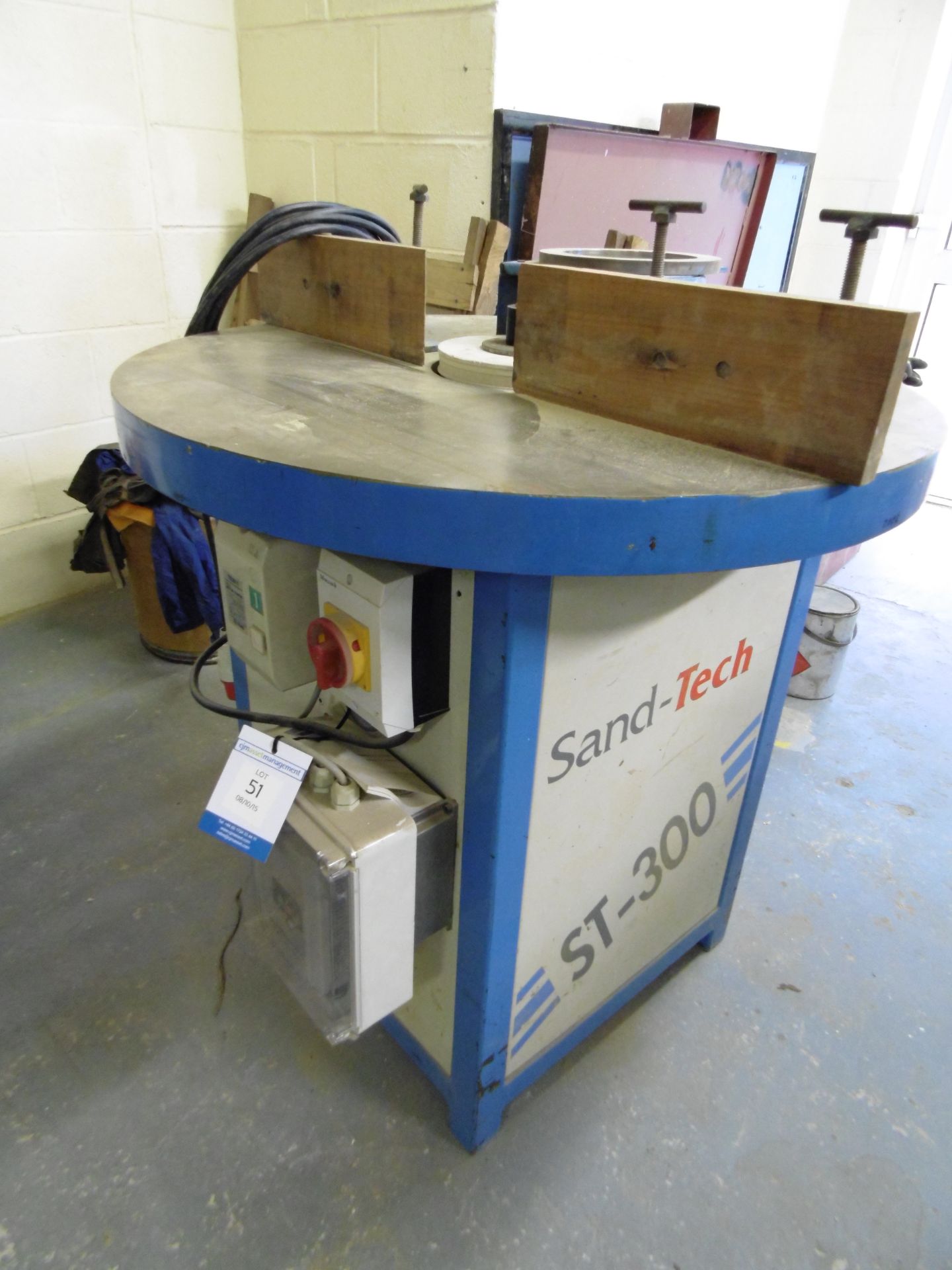 * 1994 Sand-Tech Model ST300 Profile Edge Sander; 3 Phase; Serial No 103, C/W Large Qty of Sanding - Image 2 of 4