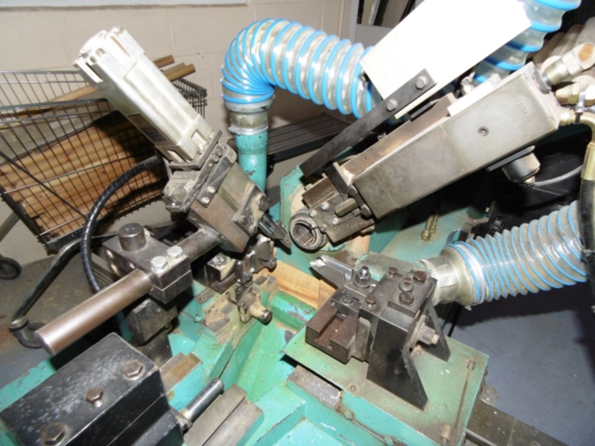 * 1997 Intorex TRV-45 Automatic Wood Turning Lathe. Serial No 201278. 2 knives, frontal tool and a - Image 5 of 11