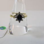 This is a Timed Online Auction on Bidspotter.co.uk, Click here to bid.  A 9ct Gold Blue Sapphire and