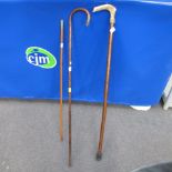 This is a Timed Online Auction on Bidspotter.co.uk, Click here to bid.  A Silver Fitted Cane Walking