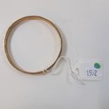 This is a Timed Online Auction on Bidspotter.co.uk, Click here to bid.  An 9ct Rose Gold Bangle (