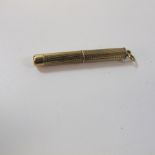 This is a Timed Online Auction on Bidspotter.co.uk, Click here to bid.  9ct Cigar Piercer (est £