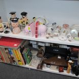 This is a Timed Online Auction on Bidspotter.co.uk, Click here to bid.  Two Shelves of Collectable