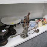 This is a Timed Online Auction on Bidspotter.co.uk, Click here to bid.  A Metal Set of Kitchen