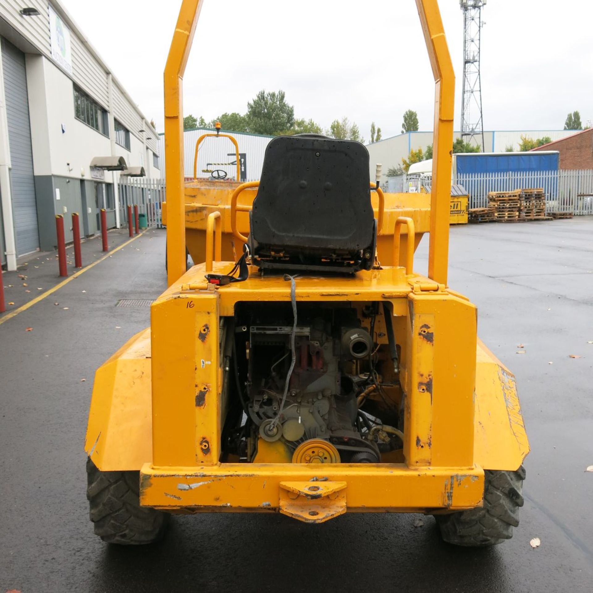 * Barford SXR3000 4WD Articulated Dumper, Front Tip.  YOM 2001.  Duetz 3 Cylinder Diesel Engine. - Image 6 of 11