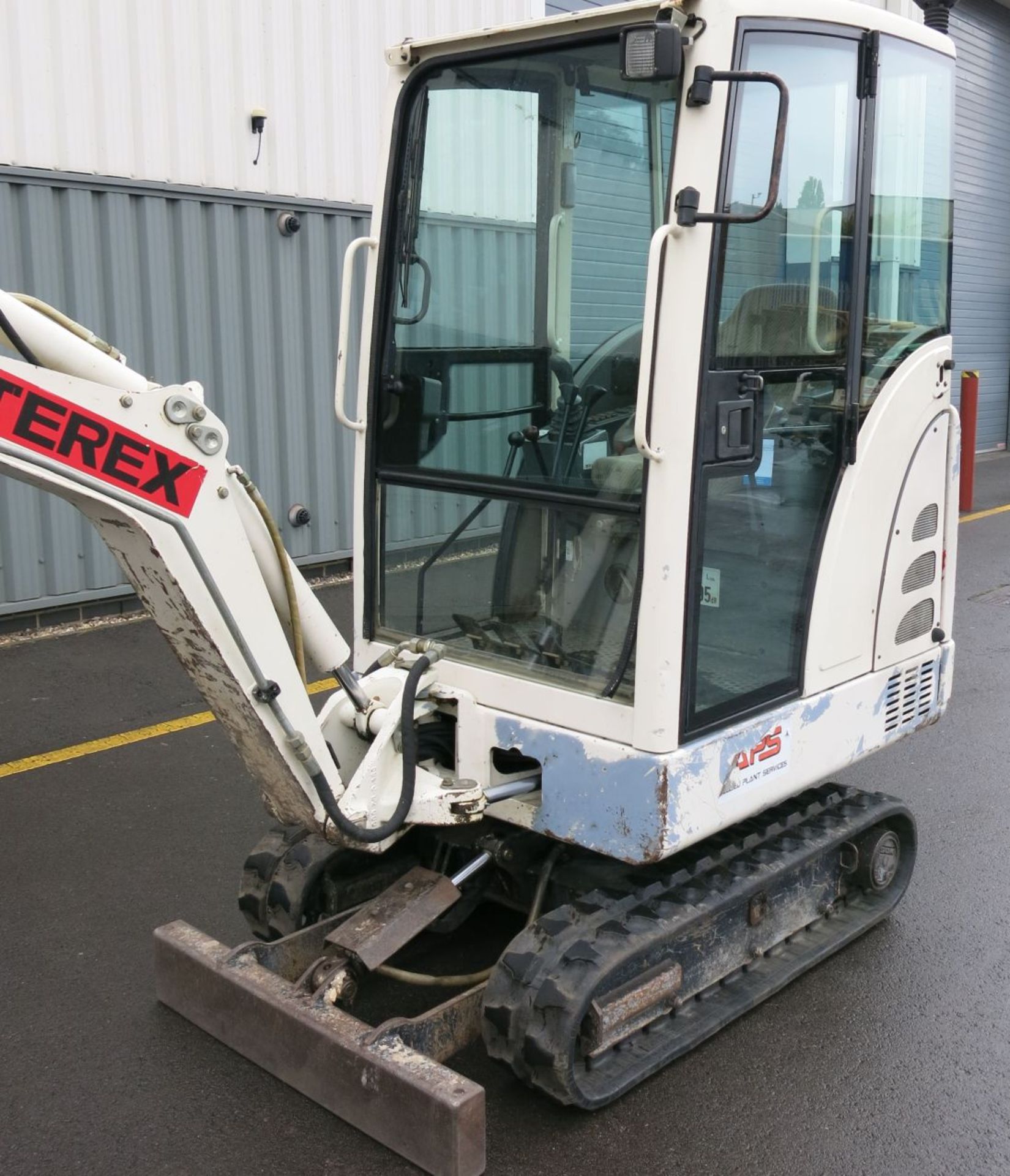 * Terex HR12 1.5 Ton Excavator with 3' 3'' Bucket.  YOM 2002.  Rubber Tracks with Mitsubishi 3 - Image 4 of 13