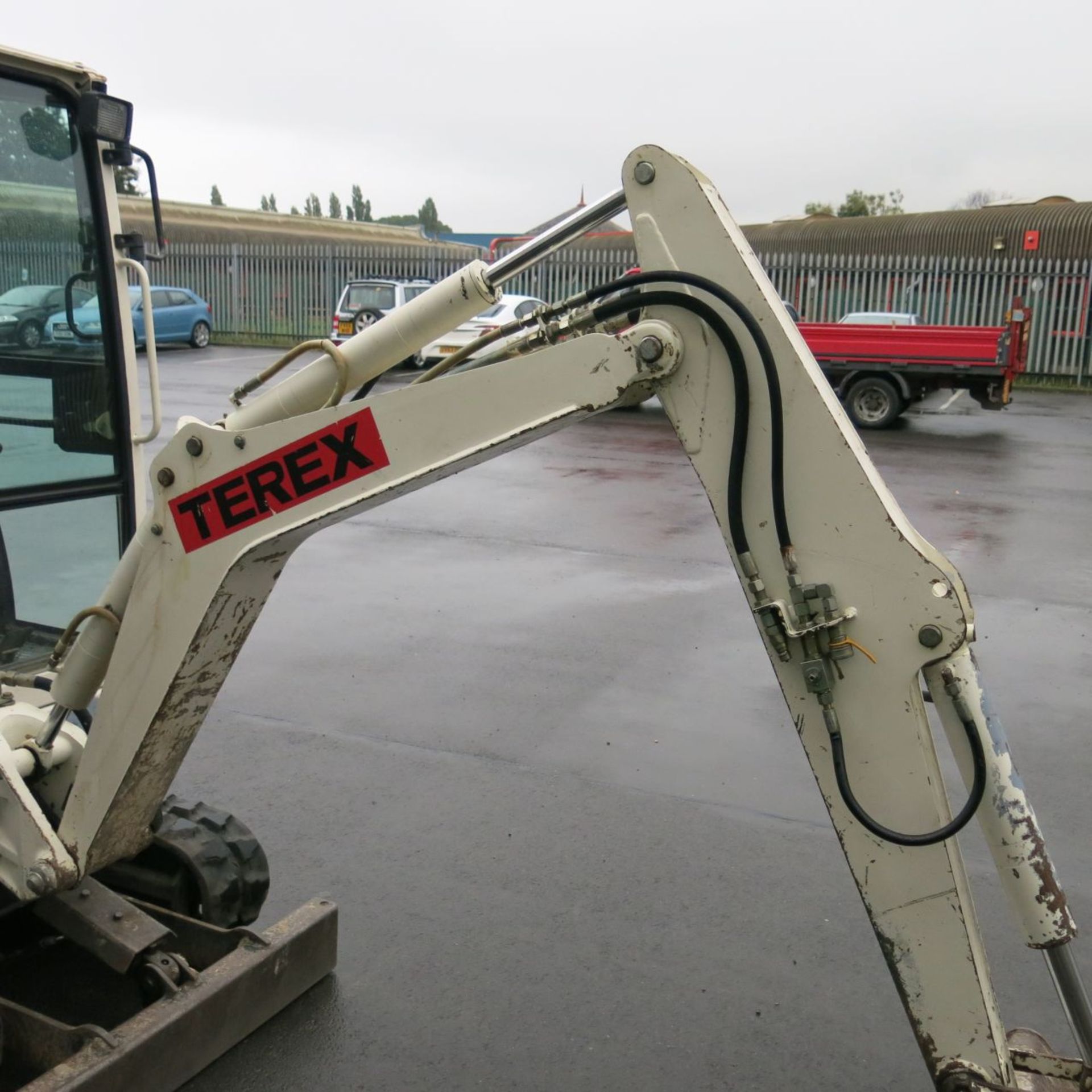 * Terex HR12 1.5 Ton Excavator with 3' 3'' Bucket.  YOM 2002.  Rubber Tracks with Mitsubishi 3 - Image 5 of 13