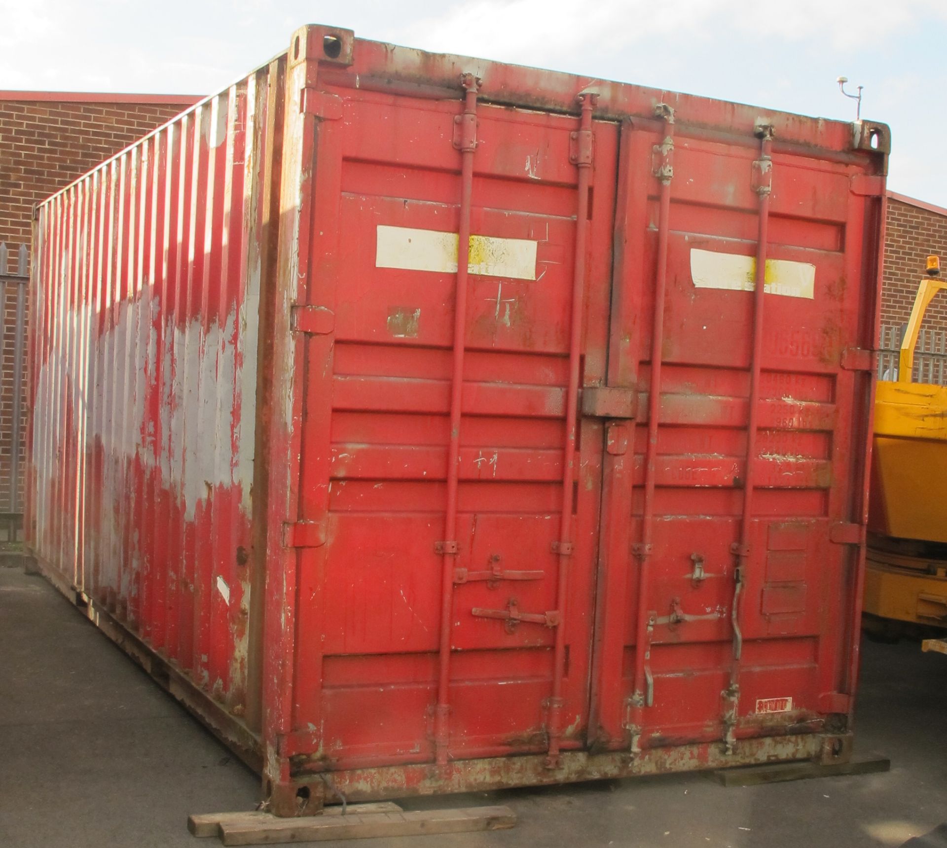 * A 20ft Shipping Container ''Roof in Need of Repair'' to include contents. Includes Arco Props,