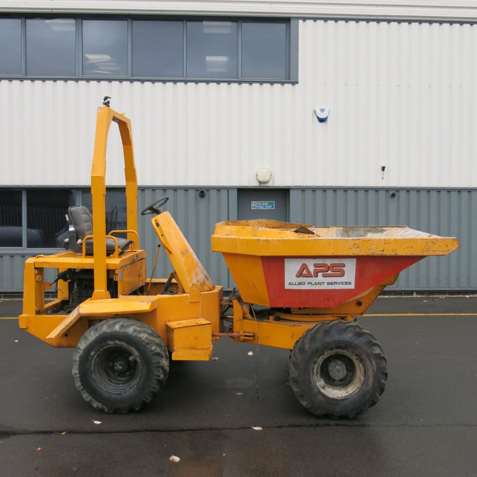 * Barford SXR3000 4WD Articulated Dumper, Front Tip.  YOM 2001.  Duetz 3 Cylinder Diesel Engine. - Image 2 of 11