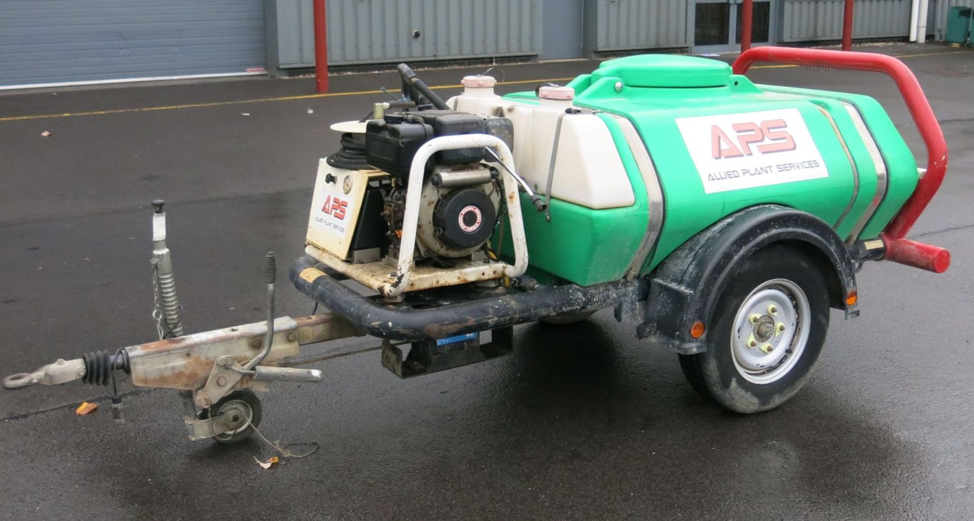 * Brendon Bowser Trailer with Yanmar Diesel Power Washer. Bradley Ring Hitch.  Max output 6.5Kw. - Image 2 of 10