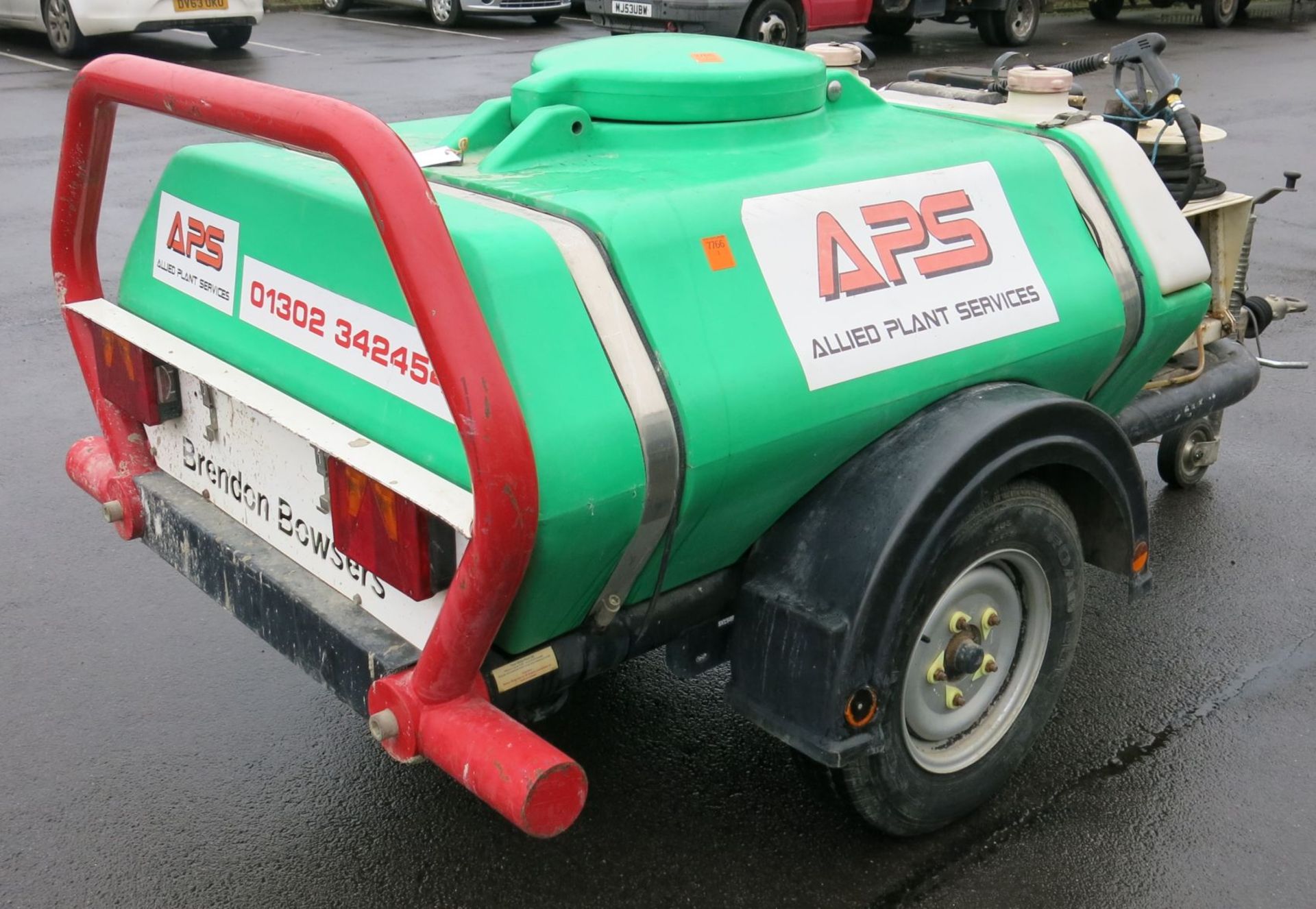 * Brendon Bowser Trailer with Yanmar Diesel Power Washer. Bradley Ring Hitch.  Max output 6.5Kw. - Image 5 of 10