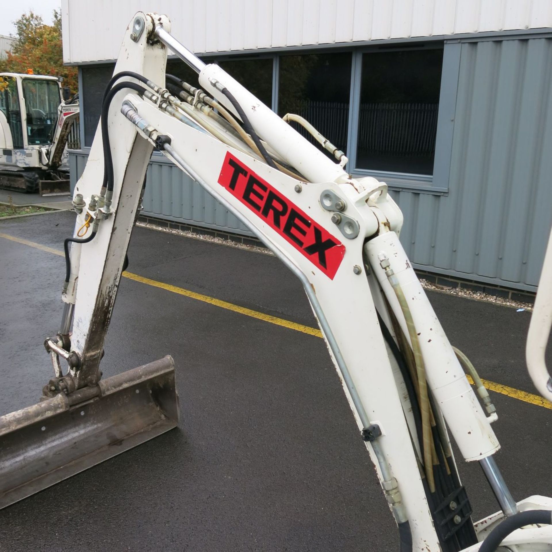 * Terex HR12 1.5 Ton Excavator with 3' 3'' Bucket.  YOM 2002.  Rubber Tracks with Mitsubishi 3 - Image 6 of 13