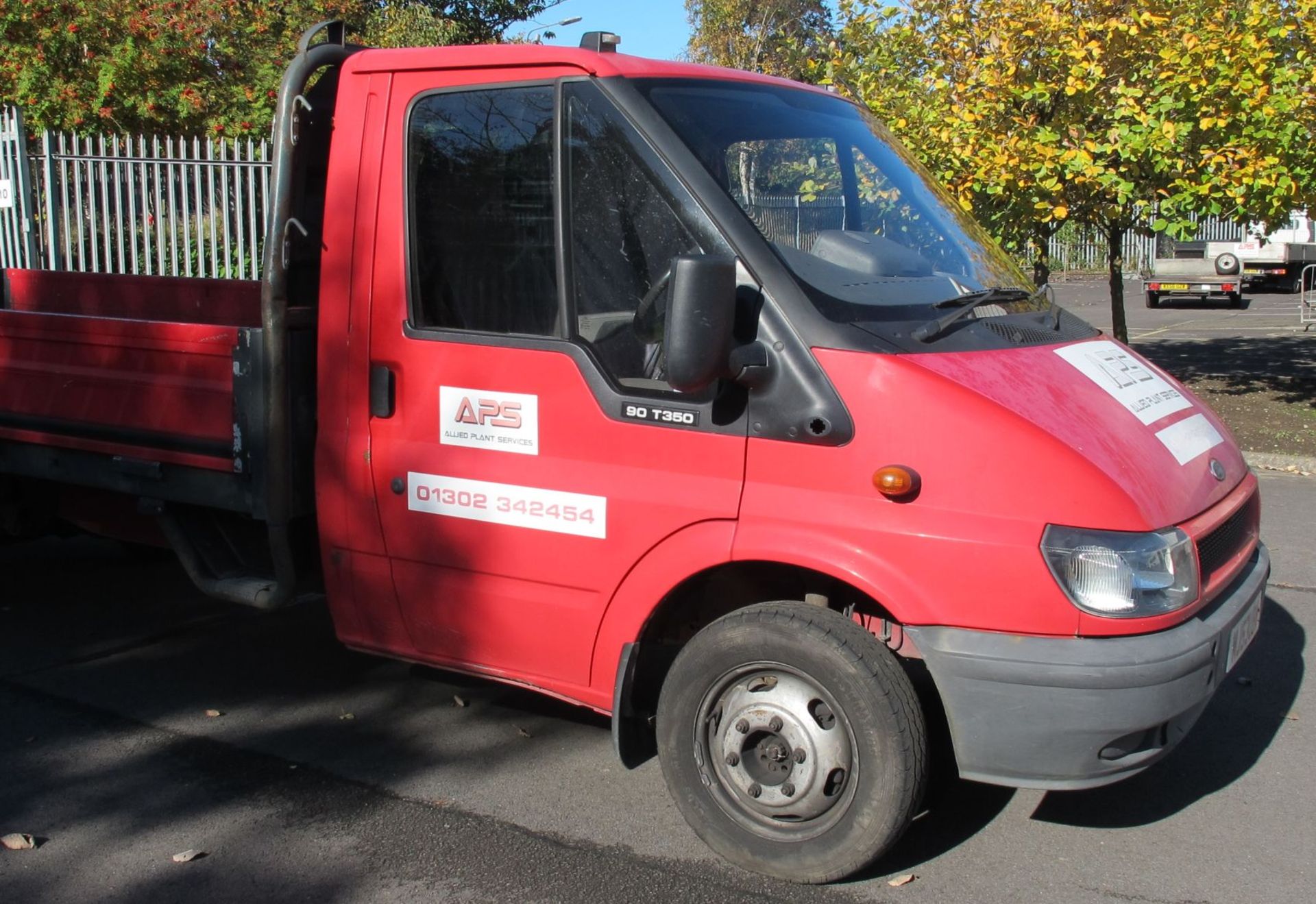 * Ford Transit 90T350 Pick Up with Fixed Back with Tail Lift.  YOM 2003.  Registration MJ53 UBW. - Image 6 of 12