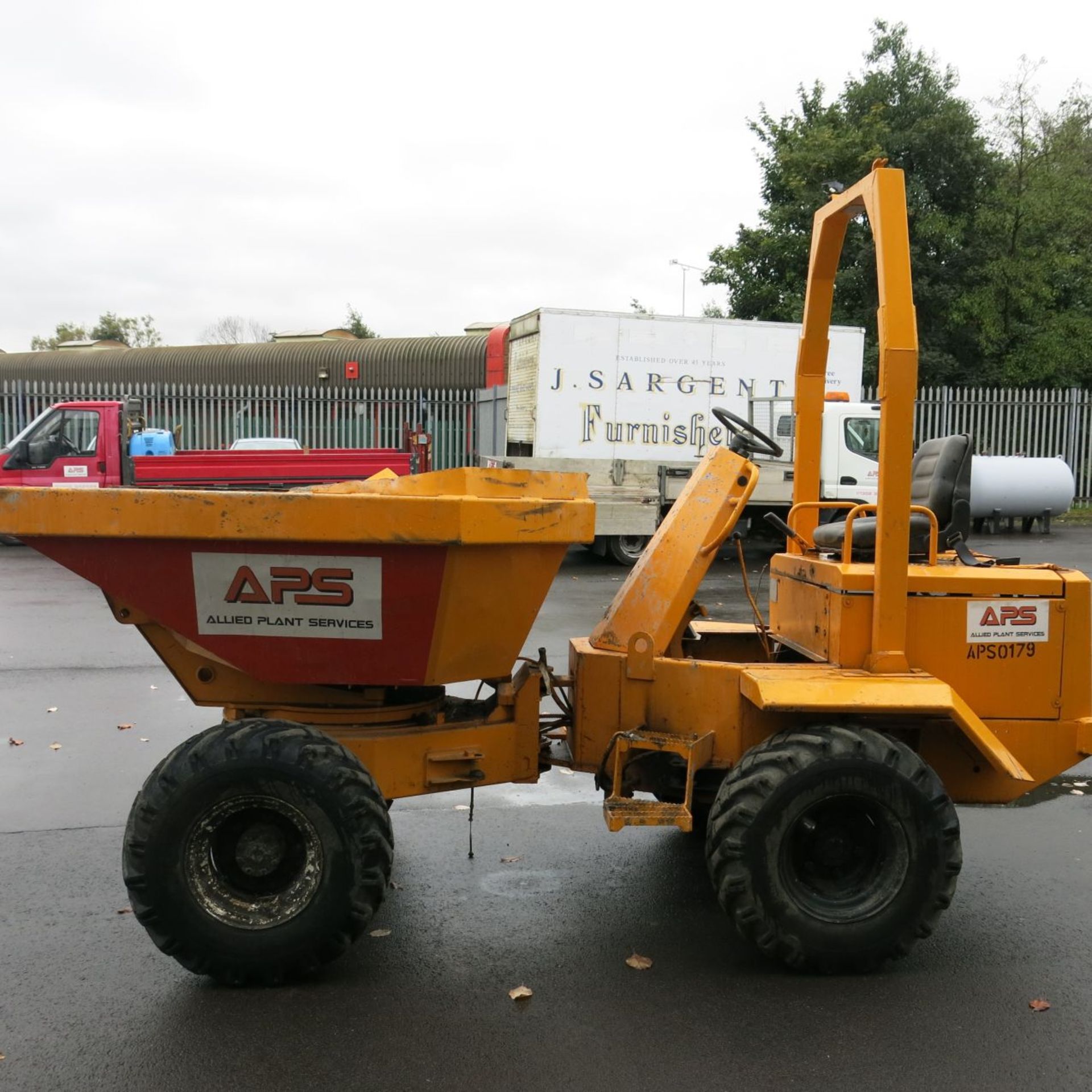 * Barford SXR3000 4WD Articulated Dumper, Front Tip.  YOM 2001.  Duetz 3 Cylinder Diesel Engine. - Image 5 of 11