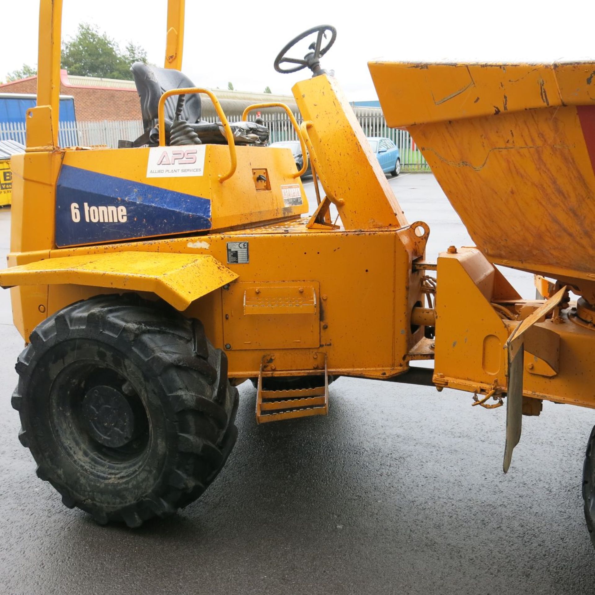 * Thwaites 6 Tonne 4WD Articulated Dumper, Front Tip.  YOM 2001.  Perkins 4 Cylinder Diesel Engine. - Image 6 of 14