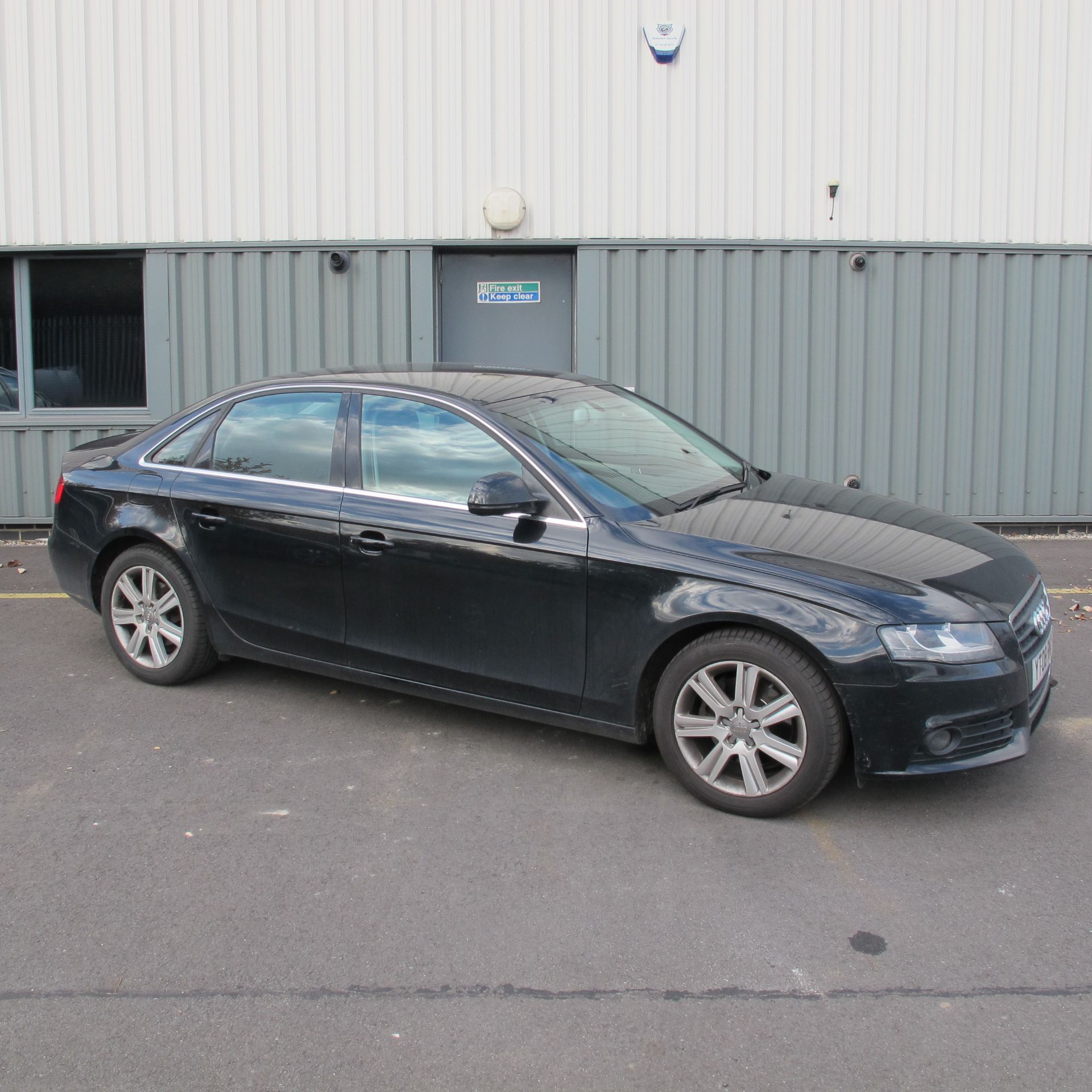 (08) Audi A4 SE TDI 6 Speed Four Door Saloon; 2.0 Diesel Engine; Registration No YT08 RMY:  Black;
