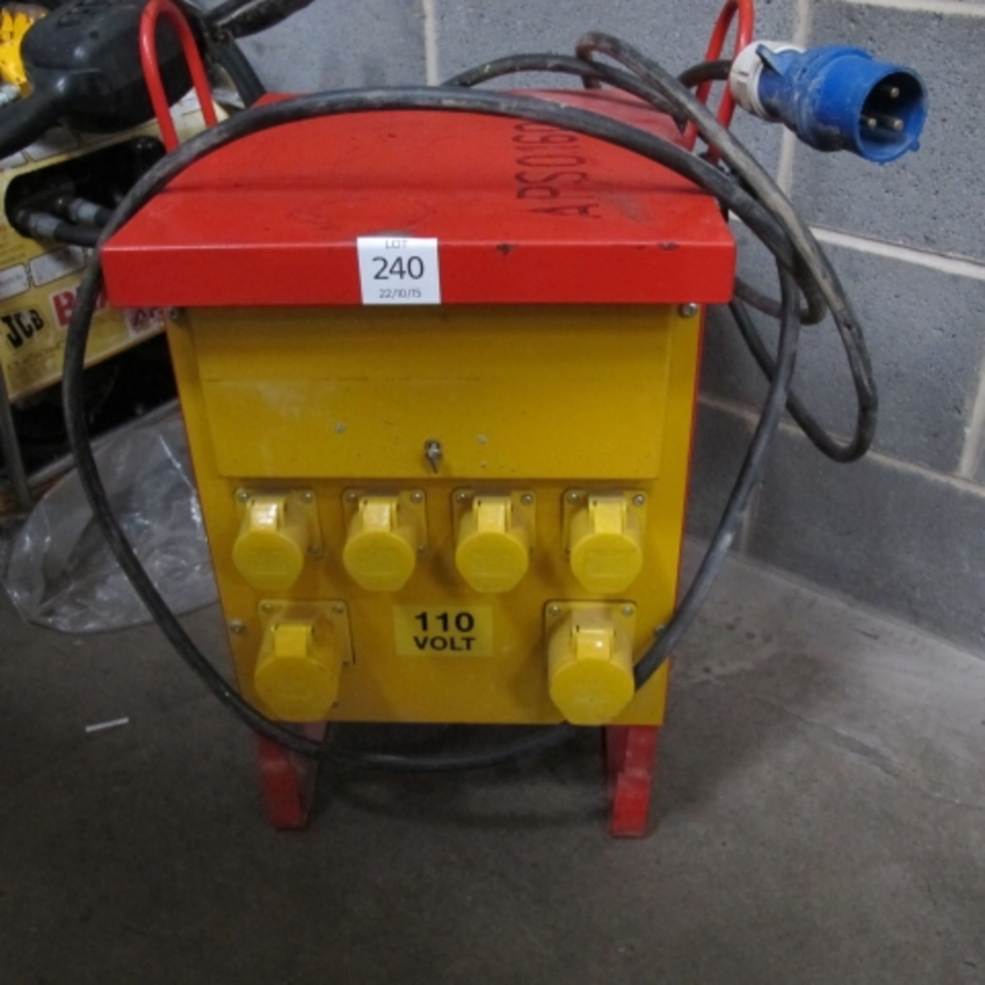 * A 10.0KVA Transformer 240V-110V 6 Outlets