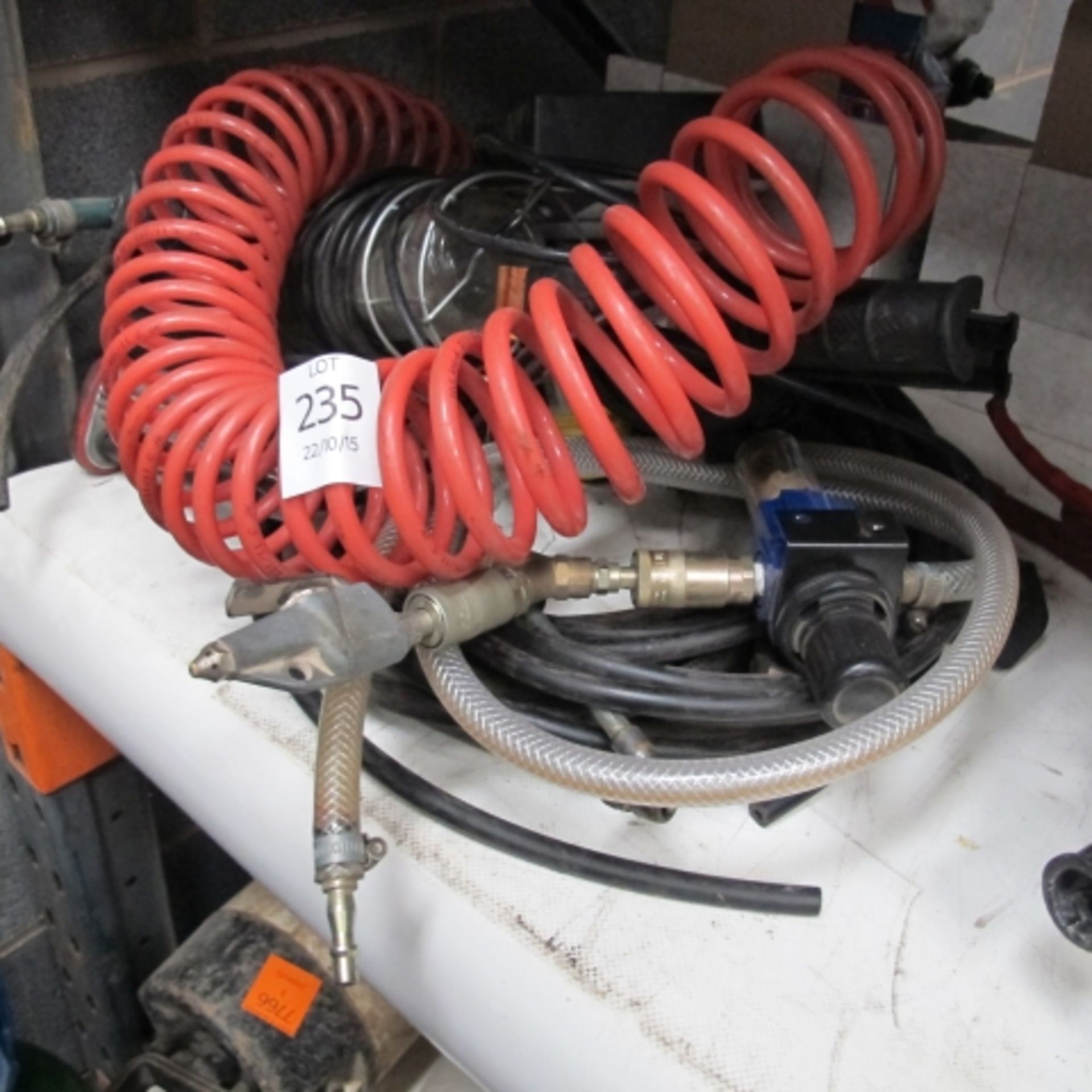 * Compressor Air Pipe and Accesories, 240V Work Light etc