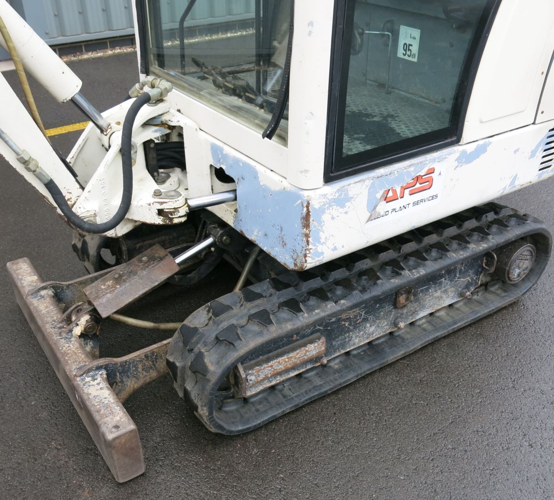 * Terex HR12 1.5 Ton Excavator with 3' 3'' Bucket.  YOM 2002.  Rubber Tracks with Mitsubishi 3 - Image 7 of 13