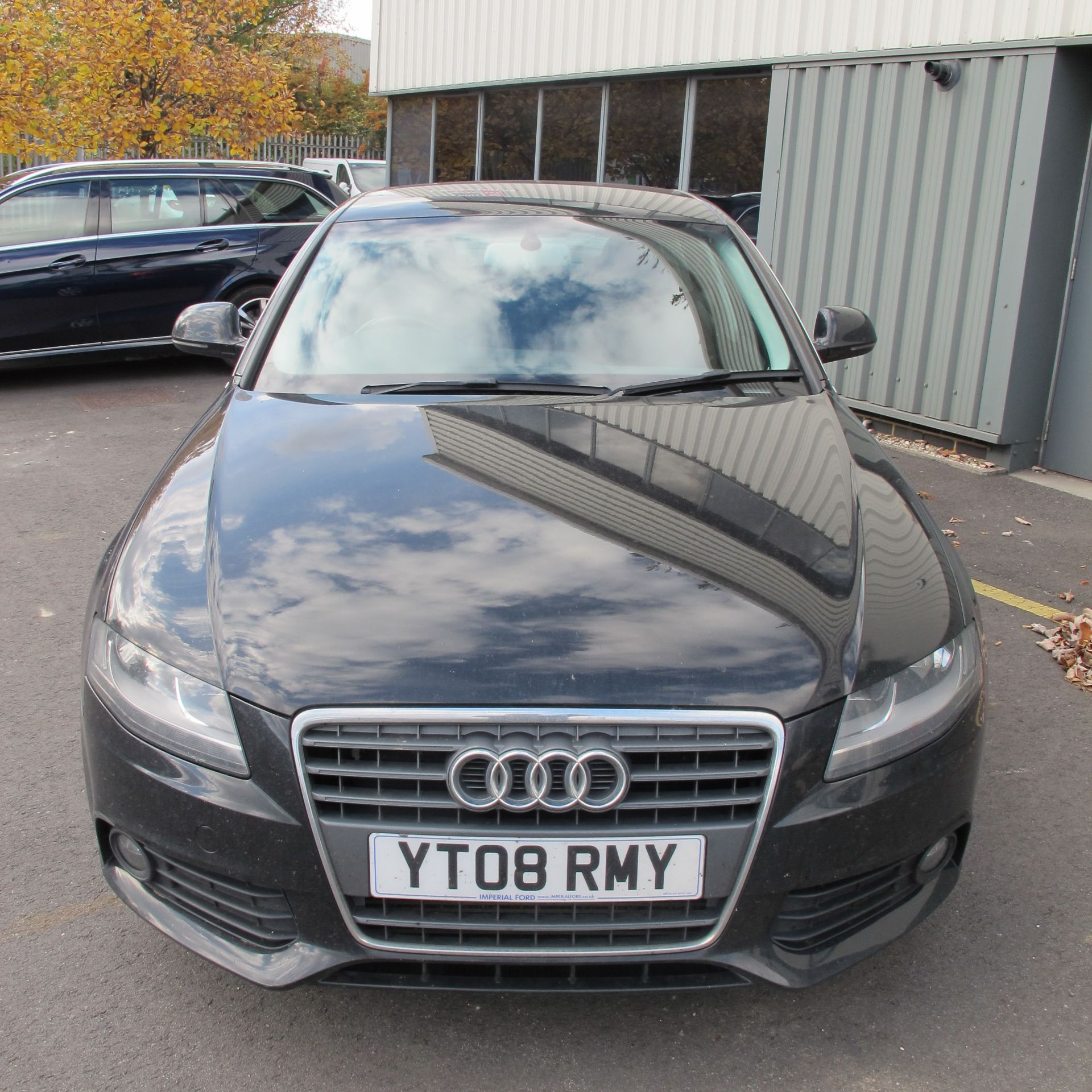 (08) Audi A4 SE TDI 6 Speed Four Door Saloon; 2.0 Diesel Engine; Registration No YT08 RMY:  Black; - Image 3 of 9