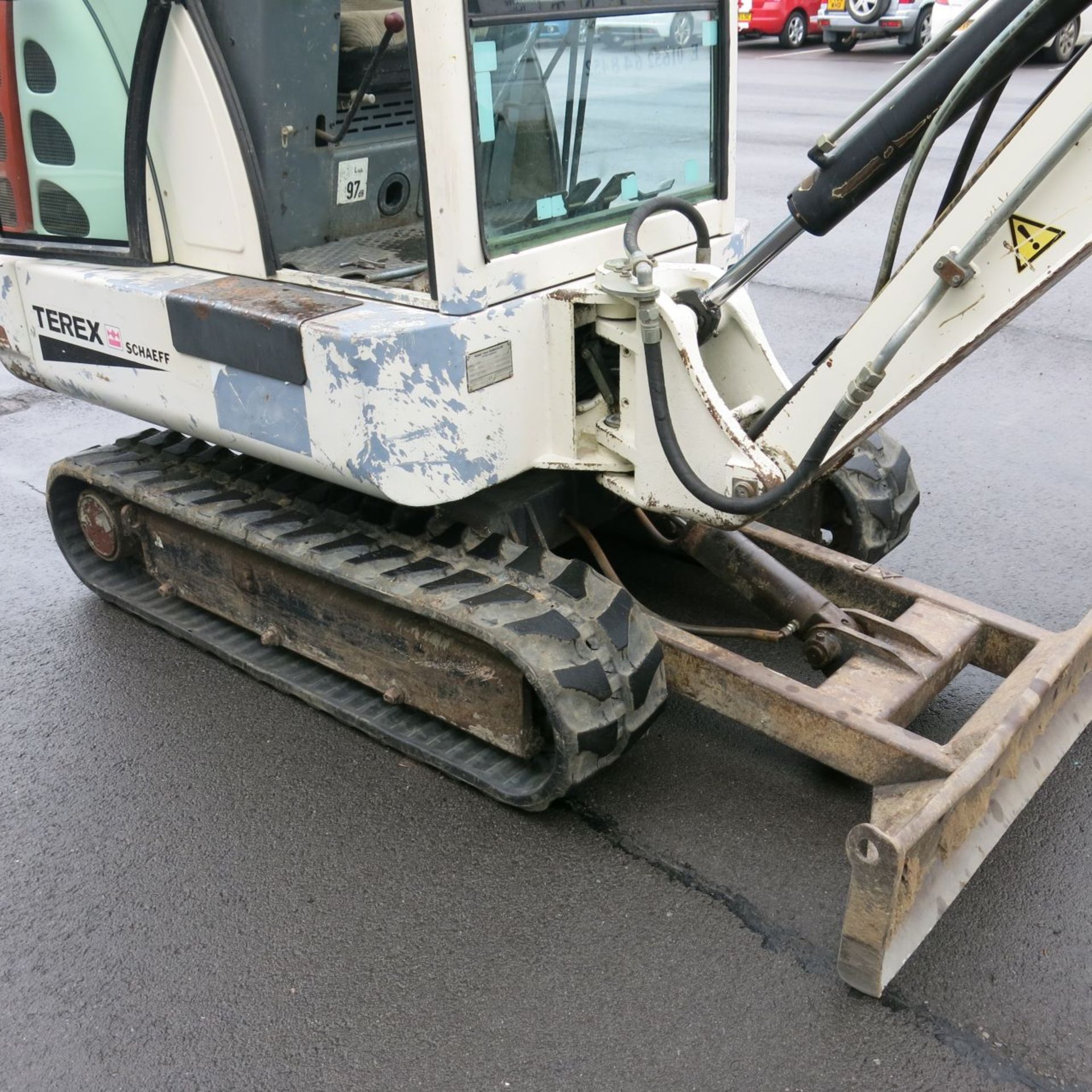 * Terex Schaeff HR14 3 Ton Excavator with 1m Bucket.  YOM 2004.  Rubber Tracks with  Mitsubishi 4 - Image 6 of 13