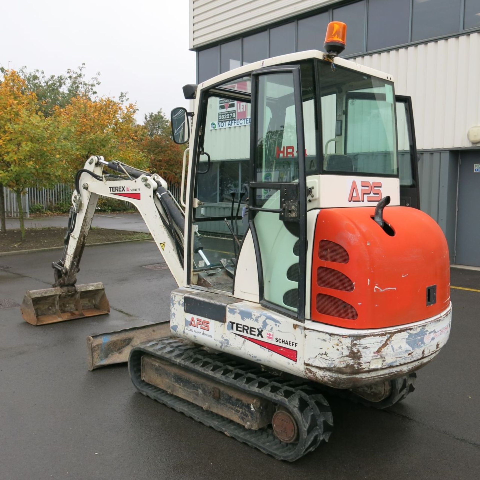 * Terex Schaeff HR14 3 Ton Excavator with 1m Bucket.  YOM 2004.  Rubber Tracks with  Mitsubishi 4 - Image 3 of 13