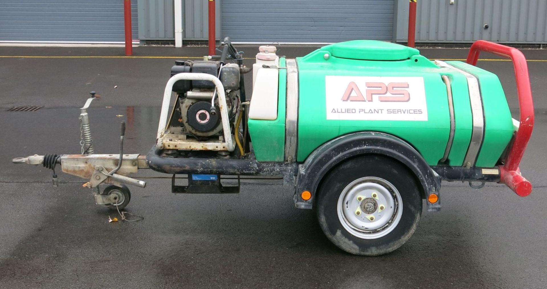 * Brendon Bowser Trailer with Yanmar Diesel Power Washer. Bradley Ring Hitch.  Max output 6.5Kw.